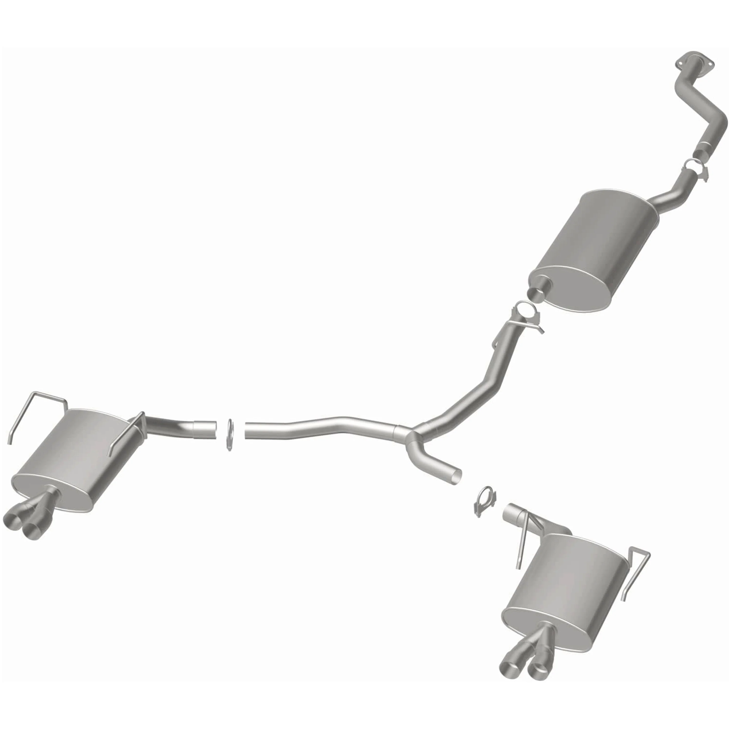BRExhaust 2007-2008 GMC Acadia 3.6L | 2007-2008 Saturn Outlook 3.6L Direct-Fit Exhaust System Kit 106-0170 - Image 3
