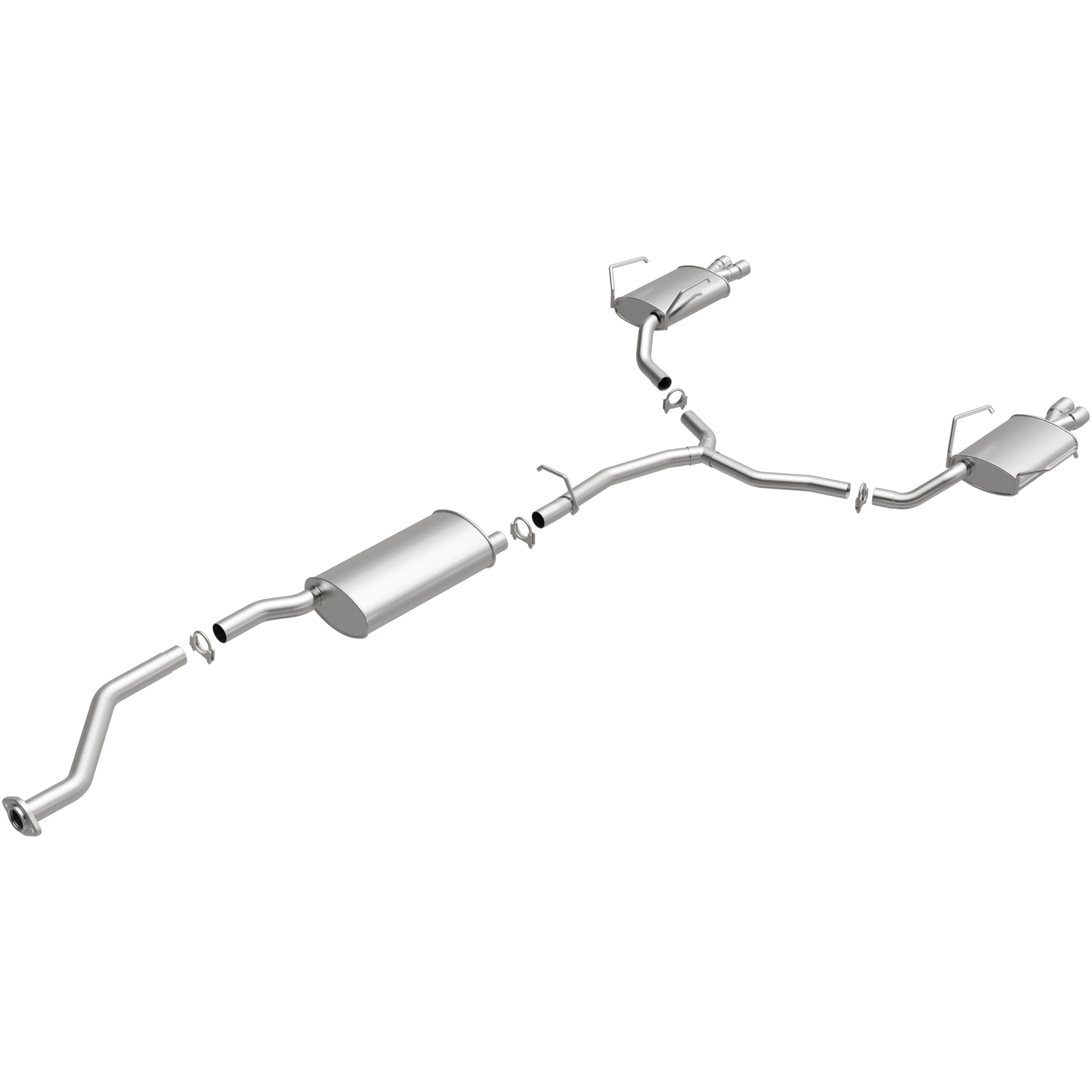 BRExhaust 2007-2008 GMC Acadia 3.6L | 2007-2008 Saturn Outlook 3.6L Direct-Fit Exhaust System Kit 106-0170 - Image 4