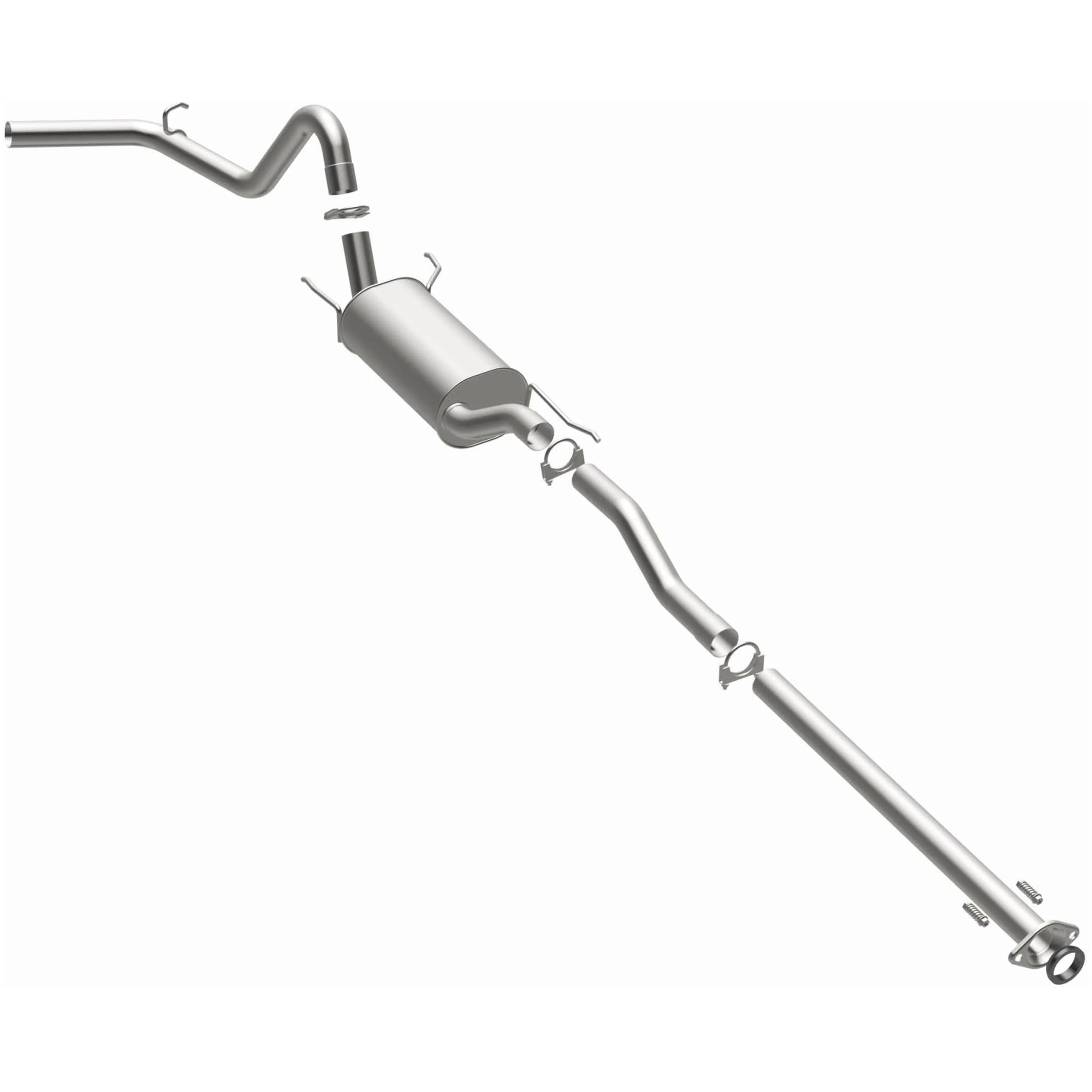 BRExhaust 2005-2012 Toyota Tacoma 4.0L Direct-Fit Exhaust System Kit 106-0171 - Image 2