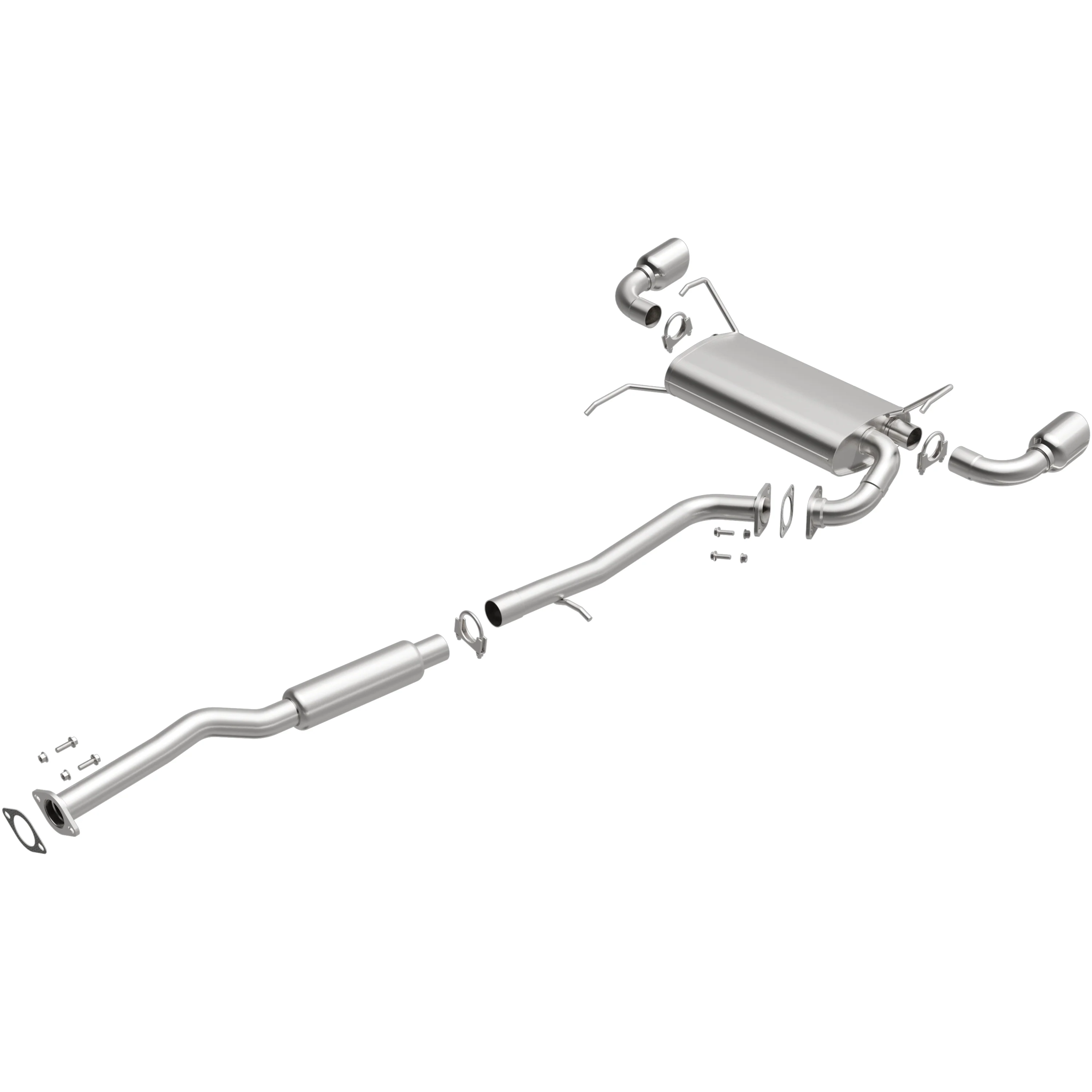 BRExhaust 2003-2007 INFINITI G35 3.5L Direct-Fit Exhaust System Kit 106-0173 - Image 4