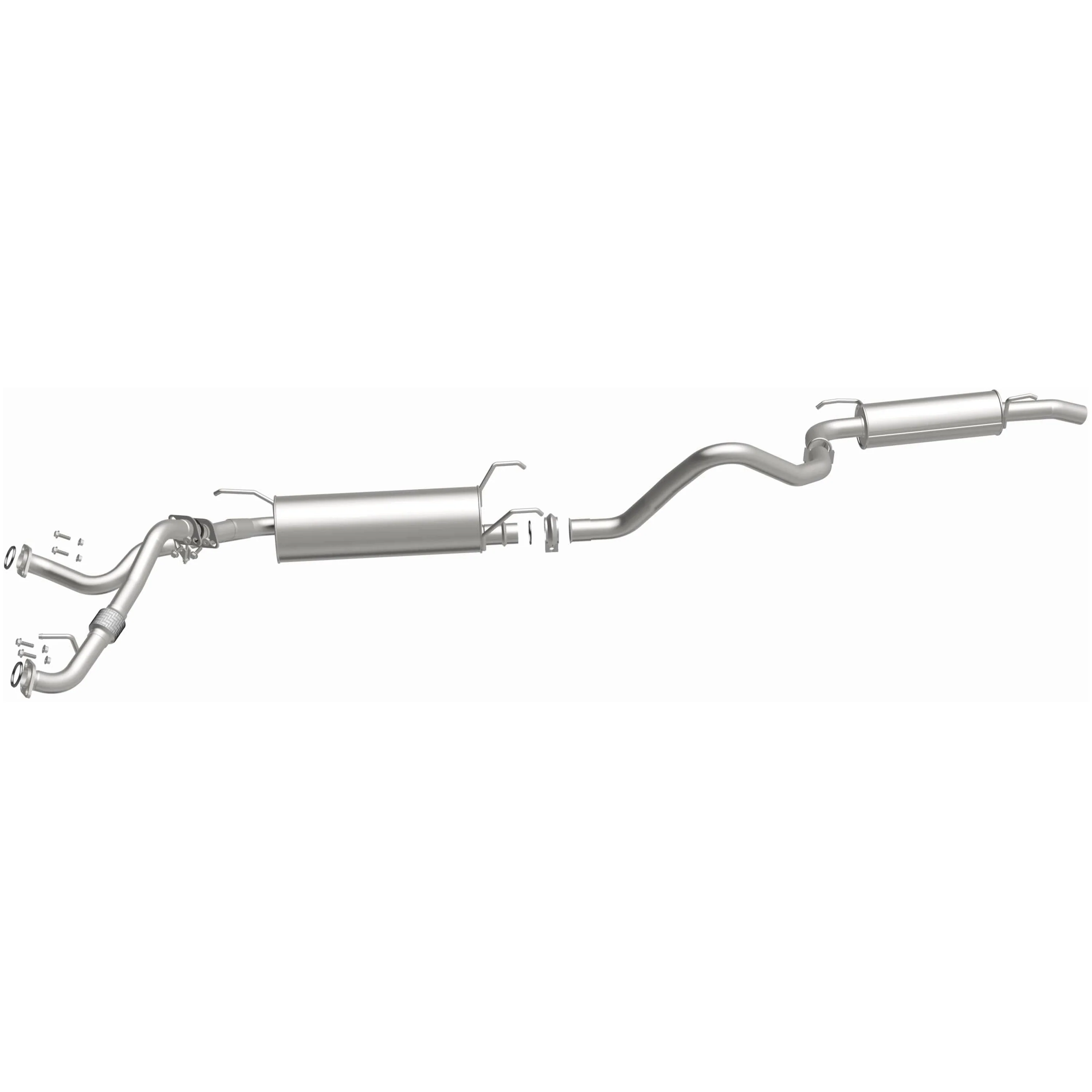 BRExhaust 1998-2006 Lexus LX470 4.7L | 1998-2006 Toyota Land Cruiser 4.7L Direct-Fit Exhaust System Kit 106-0176 - Image 5