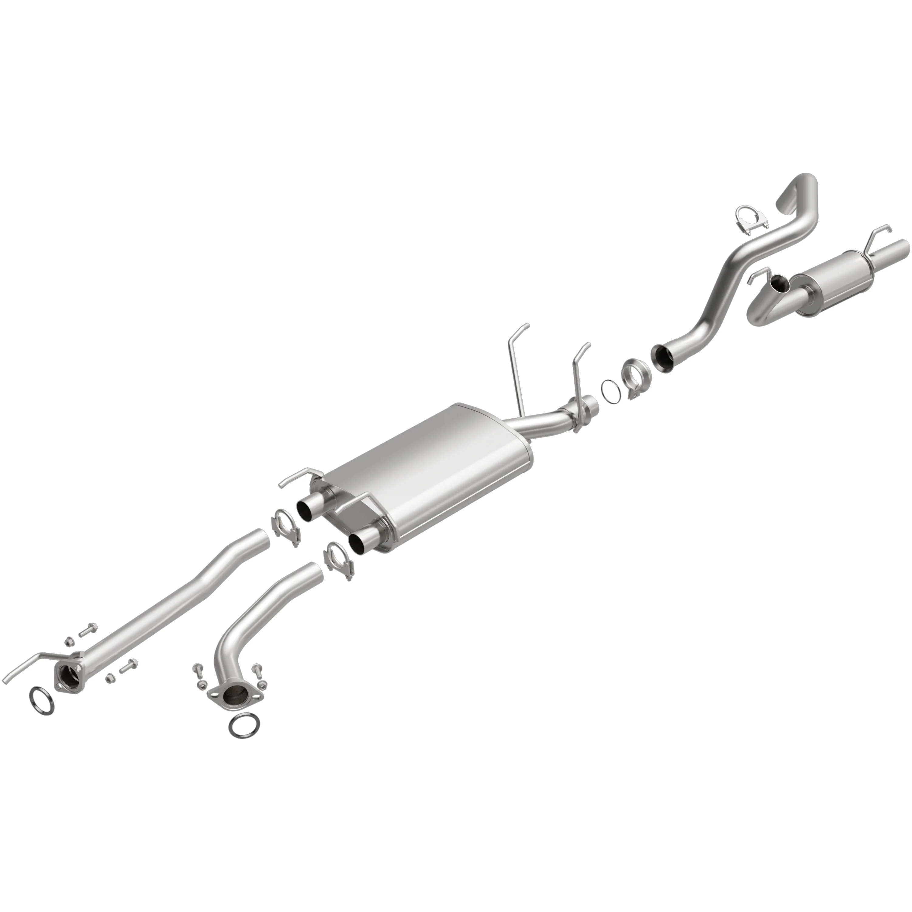 BRExhaust 2001-2007 Toyota Sequoia 4.7L Direct-Fit Exhaust System Kit 106-0177 - Image 2