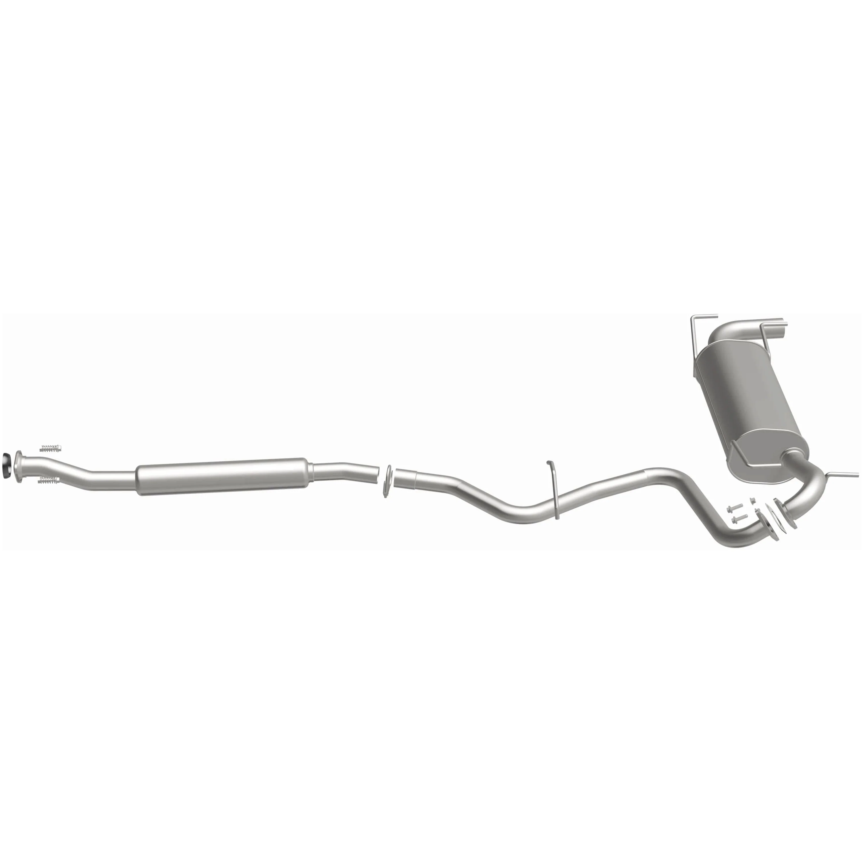 BRExhaust 2008-2011 Subaru Impreza 2.5L Direct-Fit Exhaust System Kit 106-0182 - Image 5