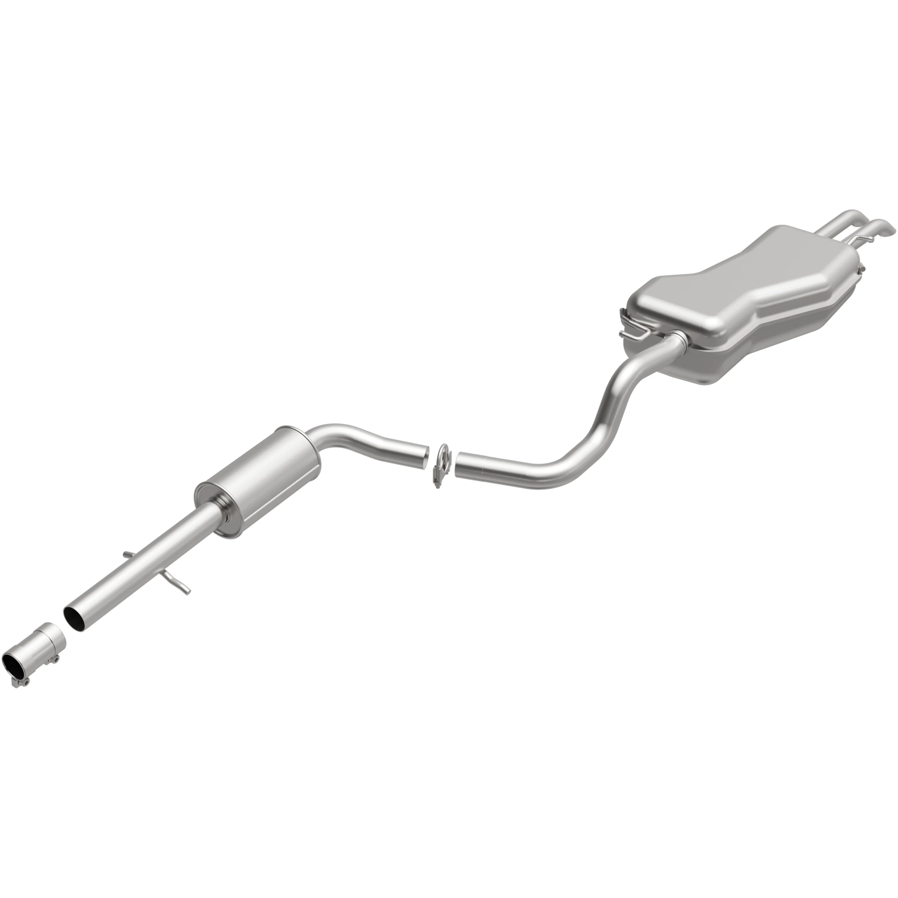 BRExhaust 2007-2009 Volkswagen Jetta City 2.0L | 1999-2005 Volkswagen Jetta 2.0L Direct-Fit Exhaust System Kit 106-0187 - Image 2