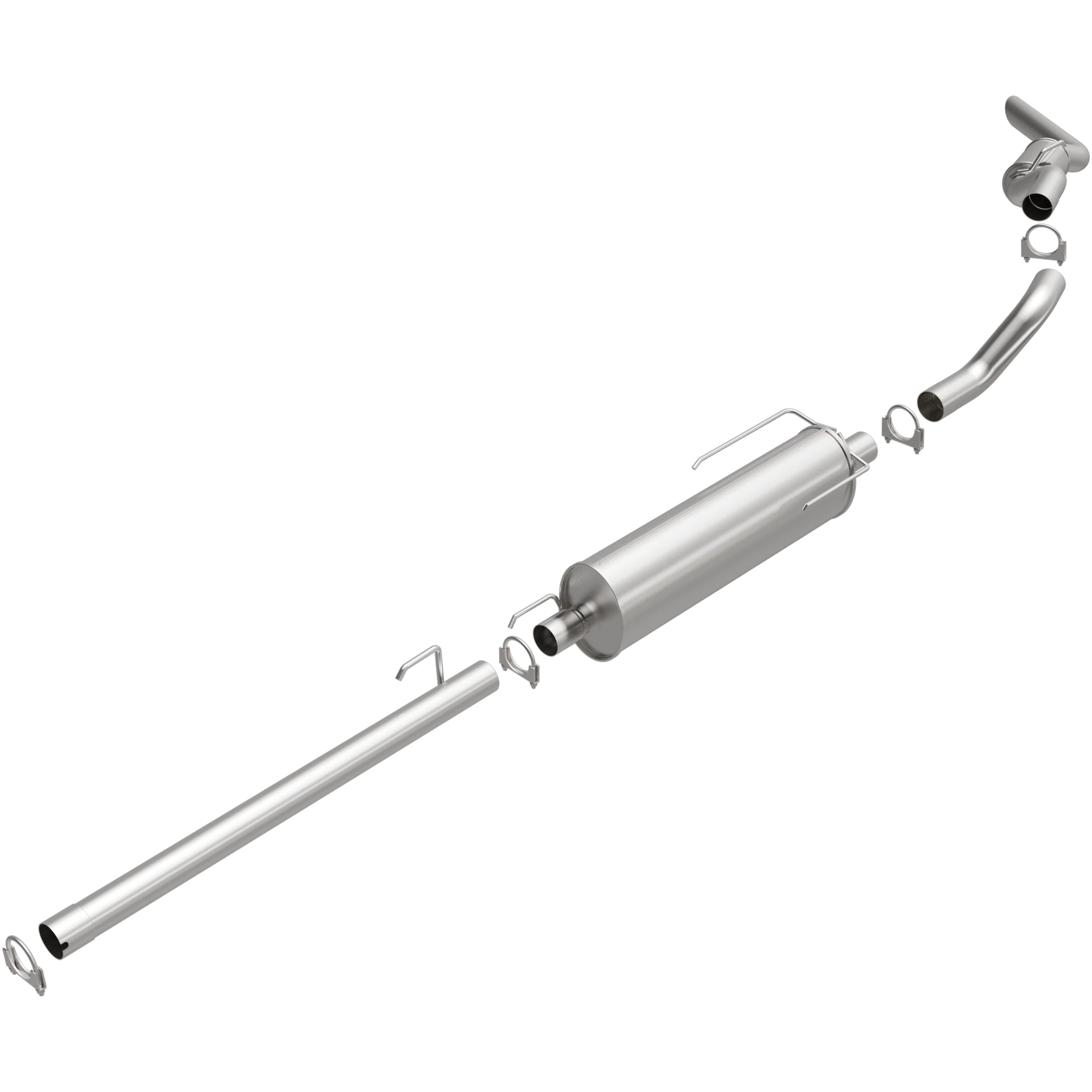 BRExhaust 2004-2005 Dodge Ram 1500 5.7L Direct-Fit Exhaust System Kit 106-0195 - Image 4