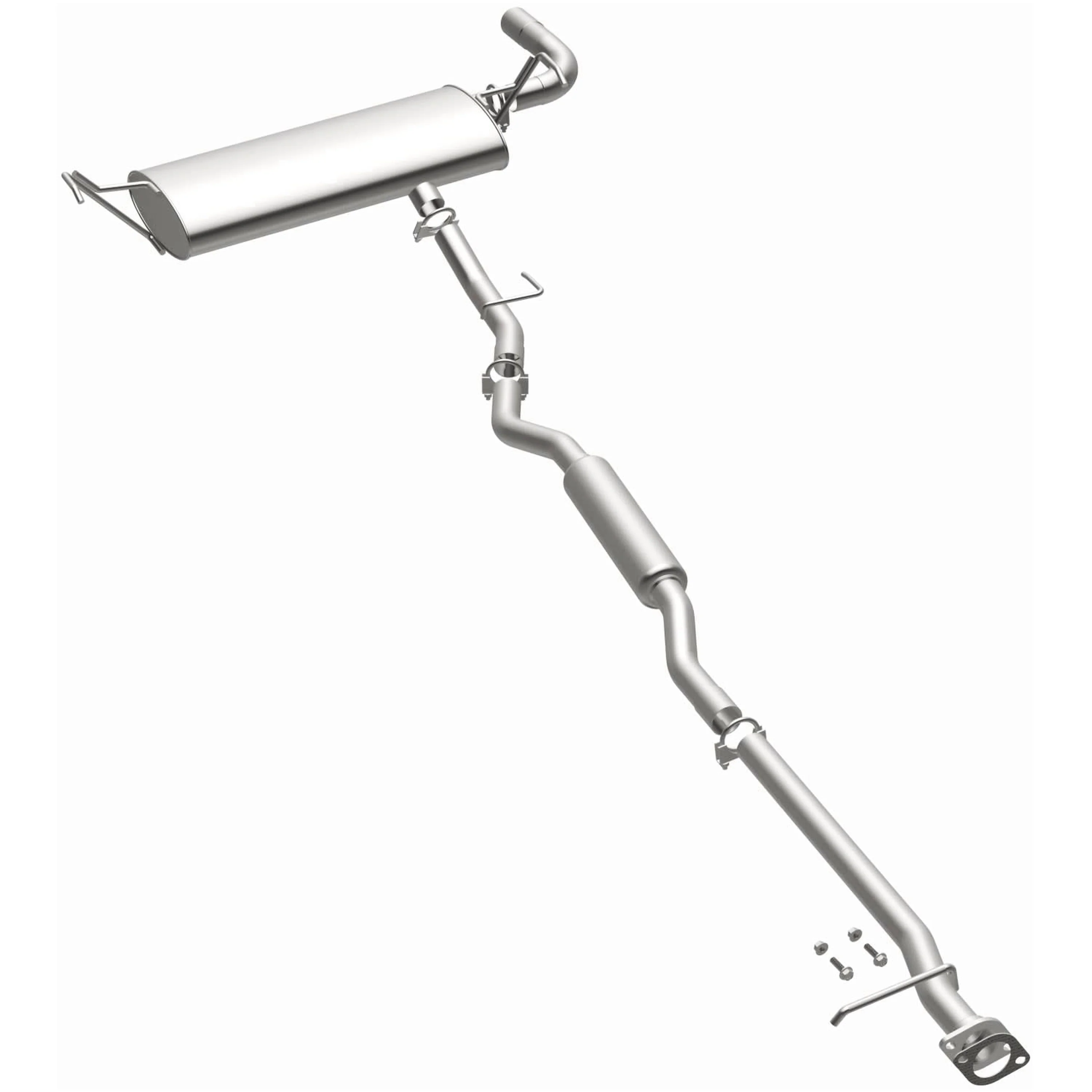 BRExhaust 2008-2010 Nissan Rogue 2.5L Direct-Fit Exhaust System Kit 106-0225 - Image 2