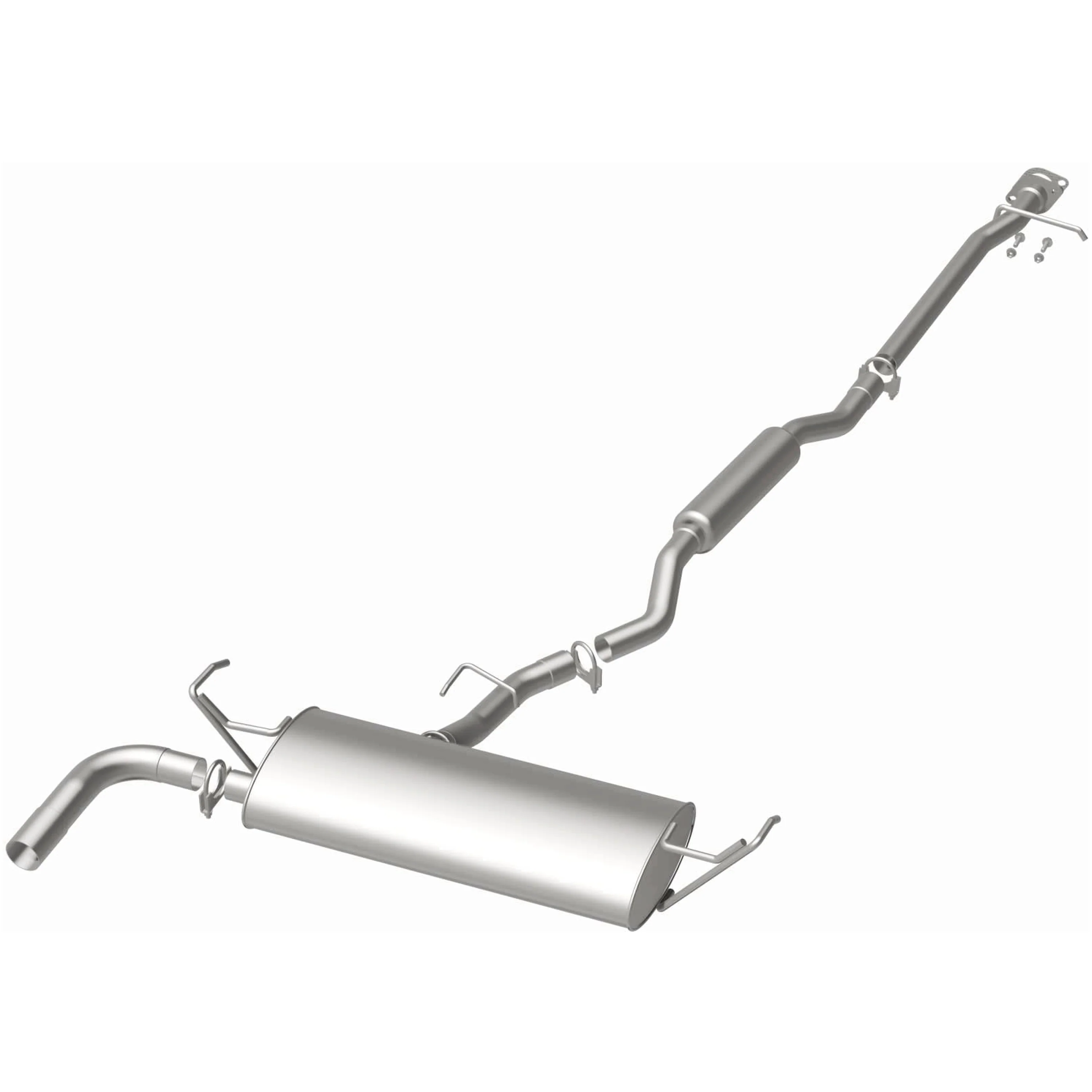 BRExhaust 2008-2010 Nissan Rogue 2.5L Direct-Fit Exhaust System Kit 106-0225 - Image 3