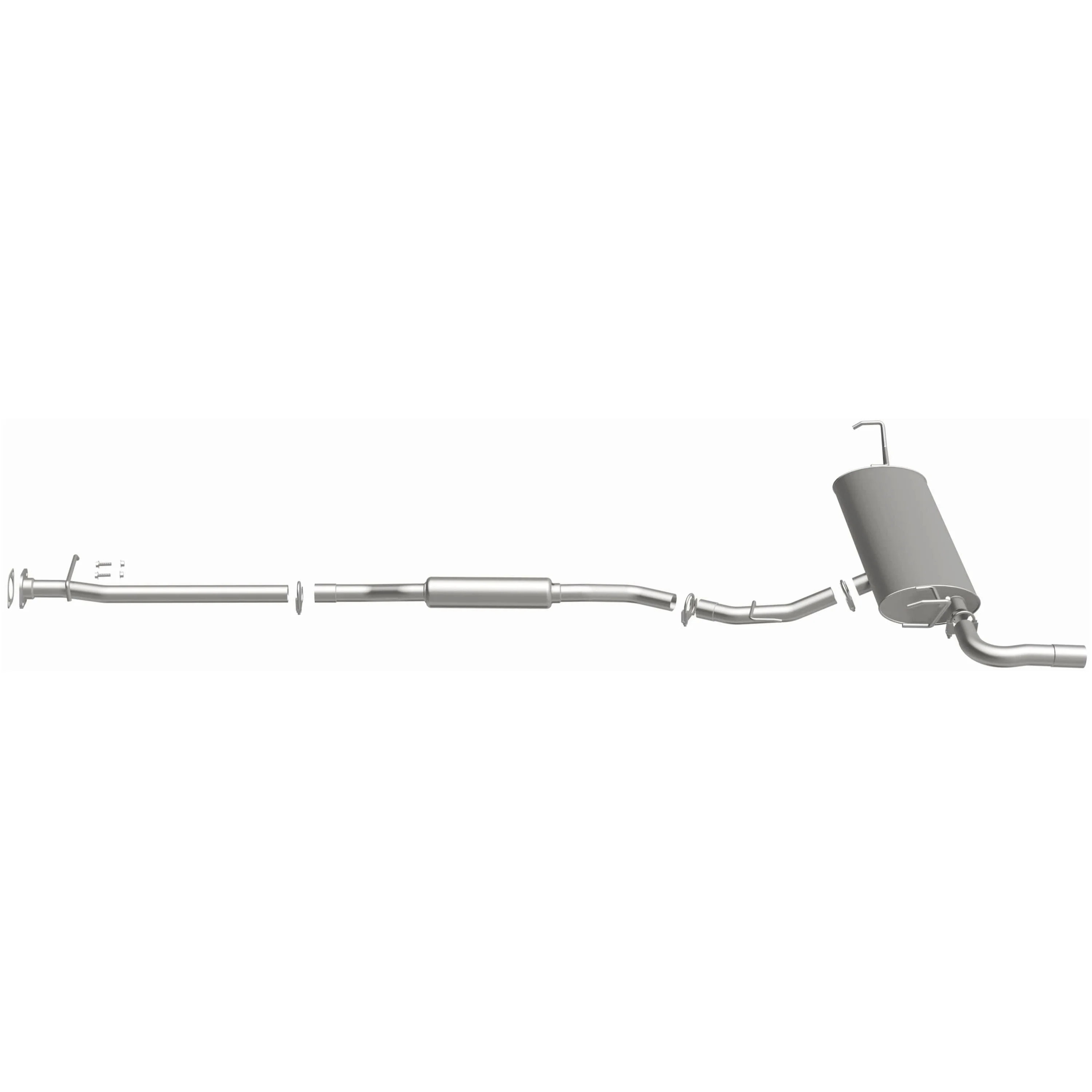 BRExhaust 2008-2010 Nissan Rogue 2.5L Direct-Fit Exhaust System Kit 106-0225 - Image 5