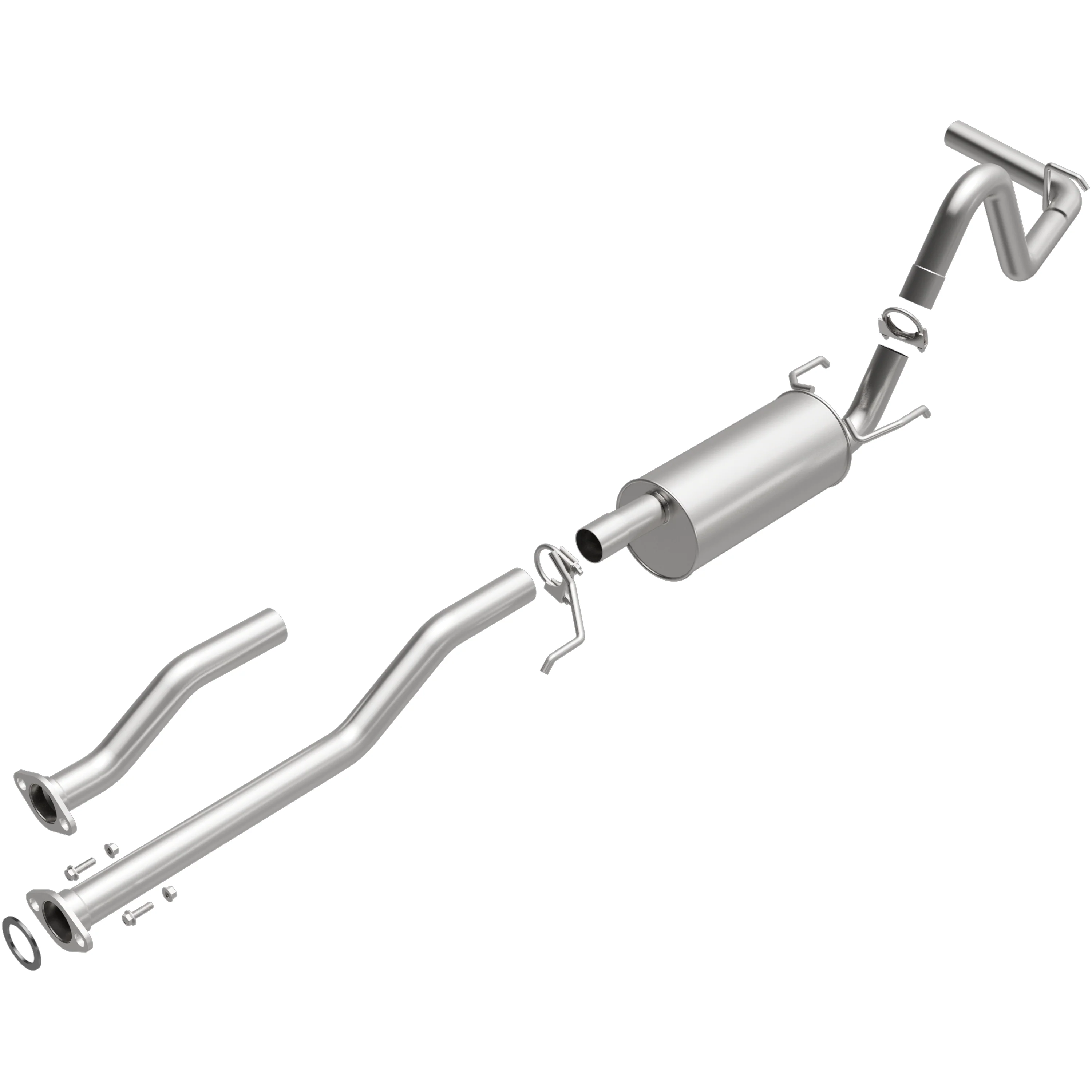 BRExhaust 2005-2012 Toyota Tacoma 2.7L Direct-Fit Exhaust System Kit 106-0226 - Image 2