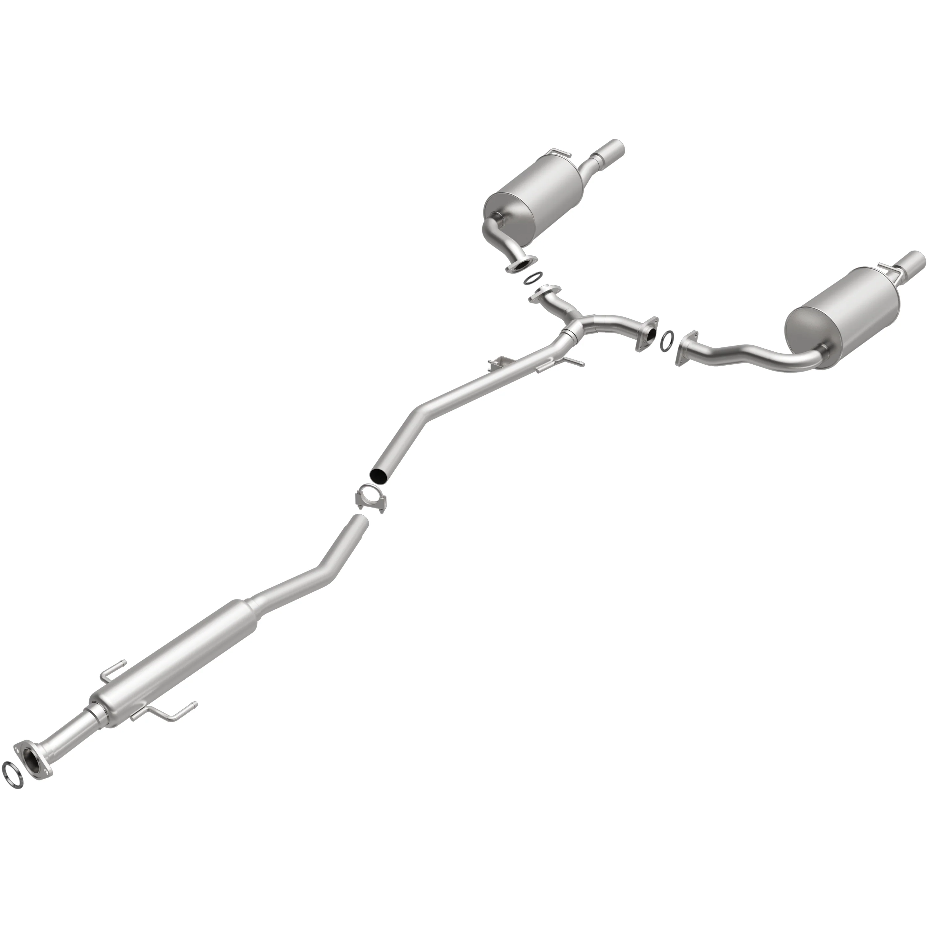 BRExhaust 2003-2008 Mazda 6 2.3L Direct-Fit Exhaust System Kit 106-0227 - Image 4