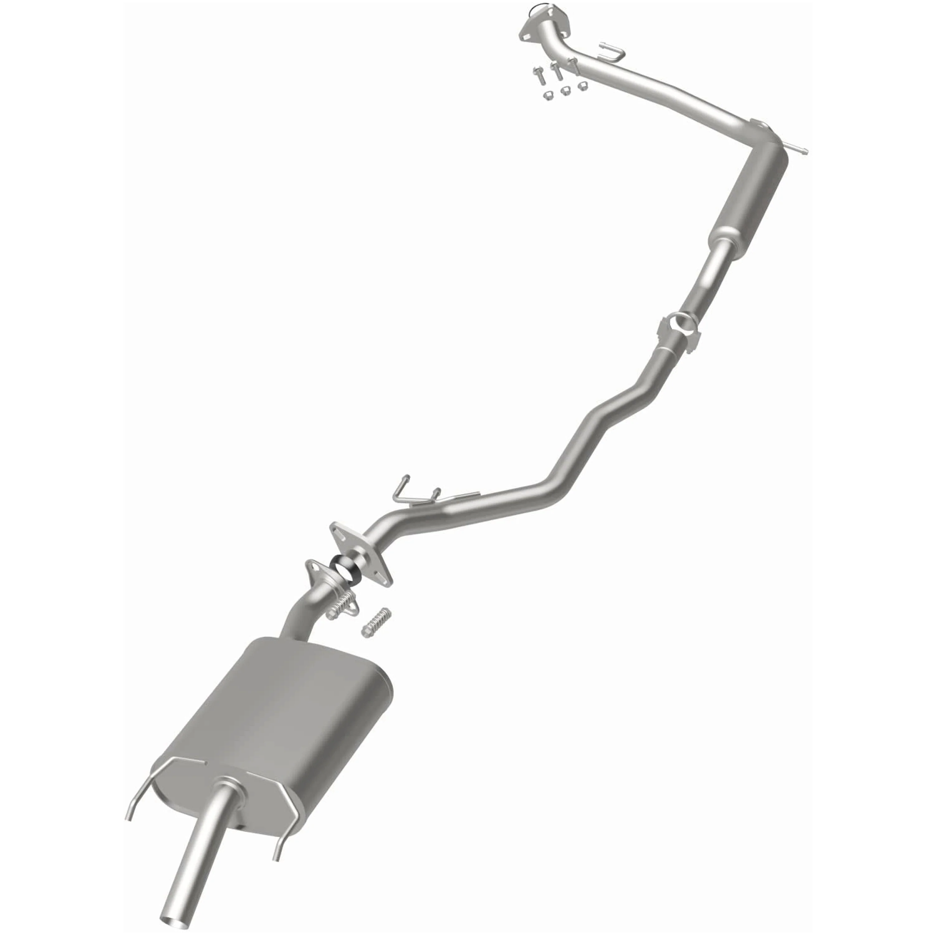 BRExhaust 2007-2008 Honda Fit 1.5L Direct-Fit Exhaust System Kit 106-0228 - Image 3