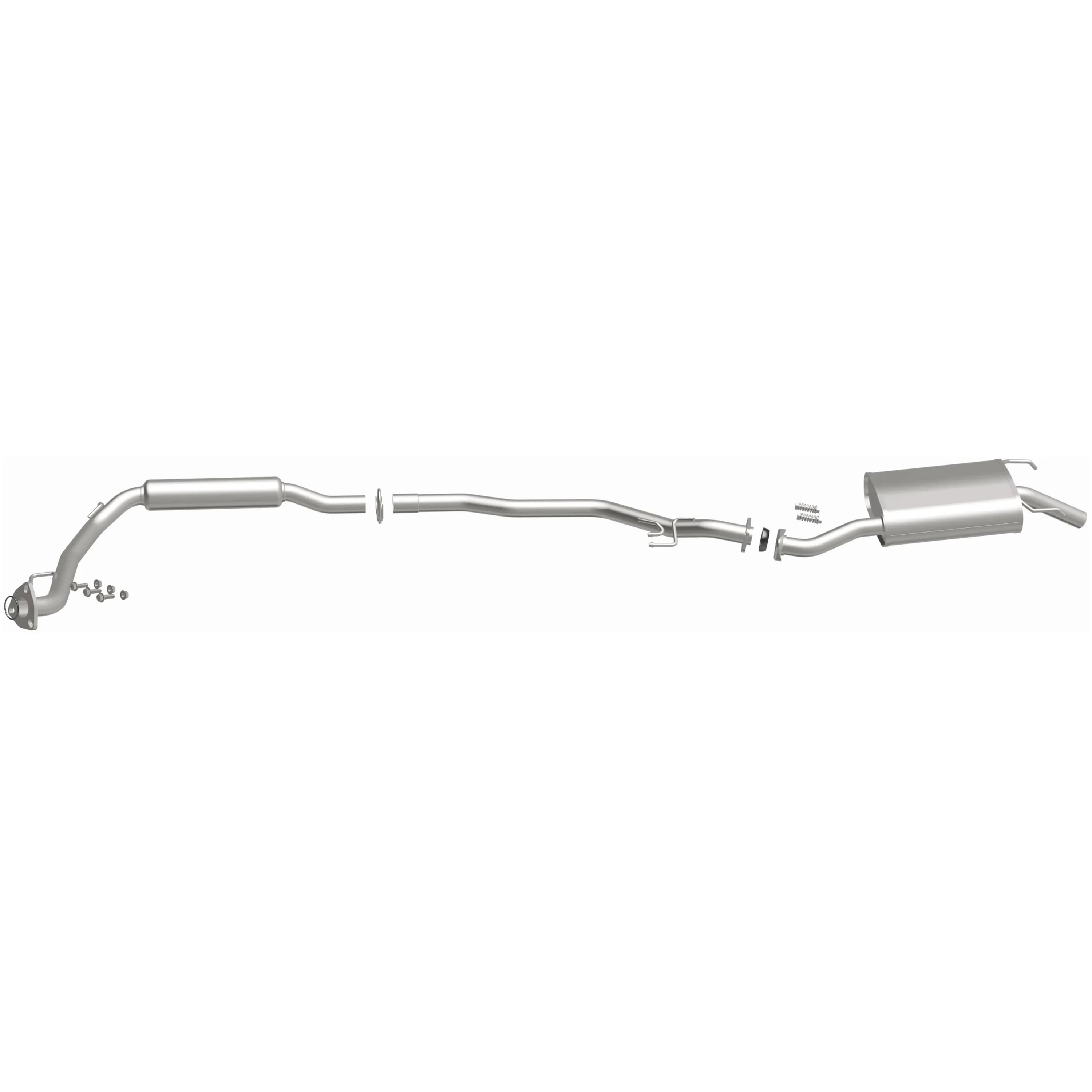 BRExhaust 2007-2008 Honda Fit 1.5L Direct-Fit Exhaust System Kit 106-0228 - Image 5