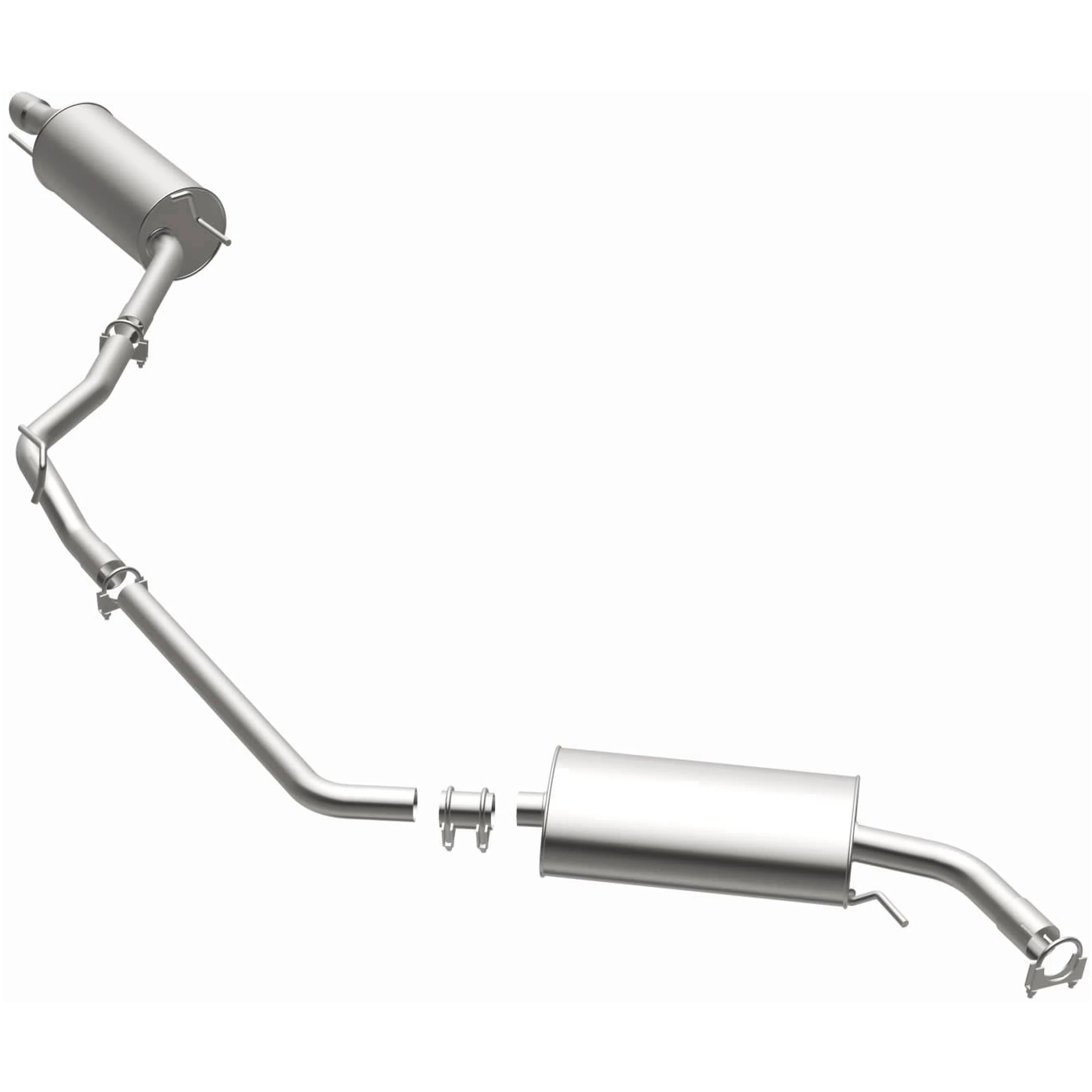 BRExhaust 1999-2003 Volkswagen EuroVan 2.8L Direct-Fit Exhaust System Kit 106-0230 - Image 2