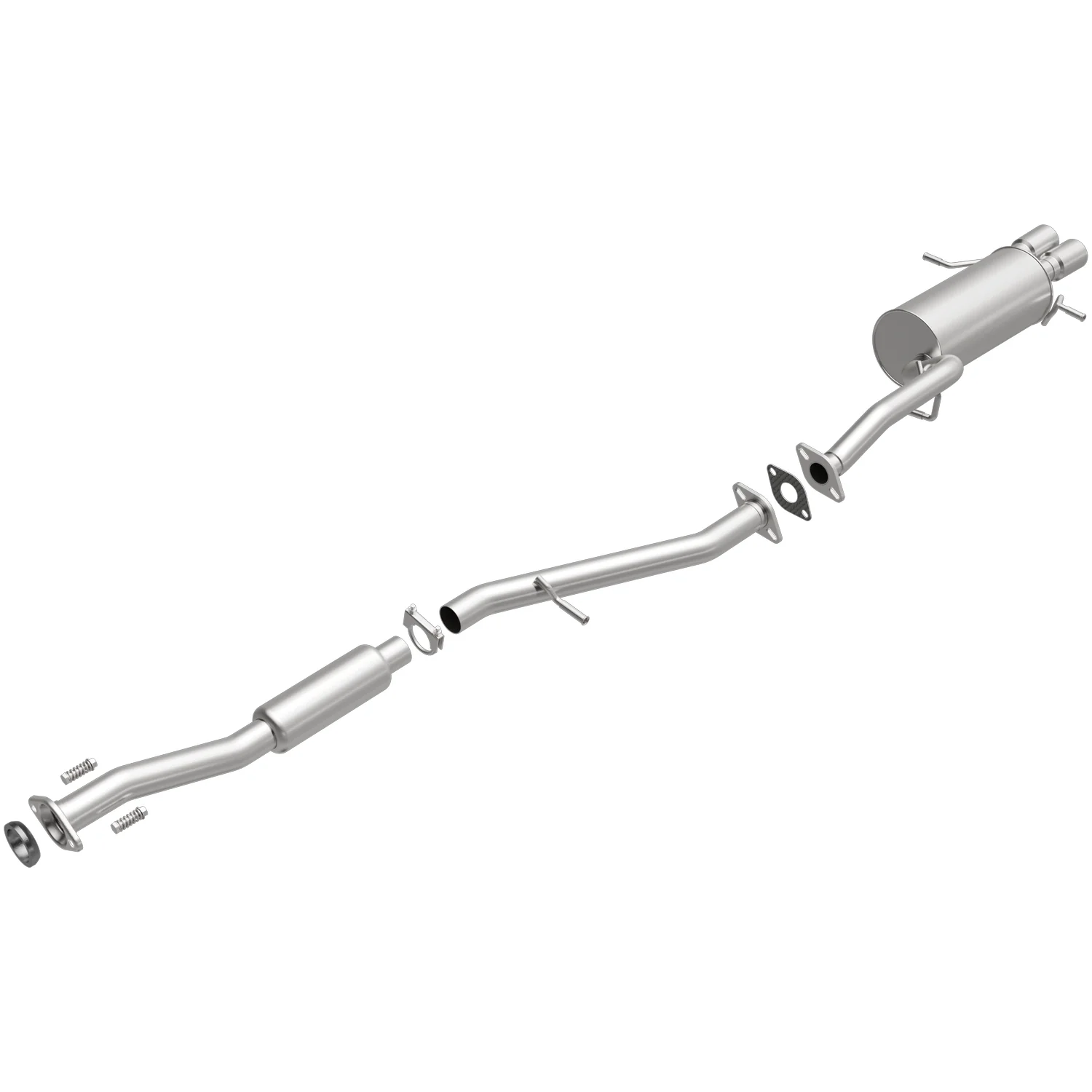 BRExhaust 2002-2004 Subaru Impreza 2.0L Direct-Fit Exhaust System Kit 106-0233 - Image 2