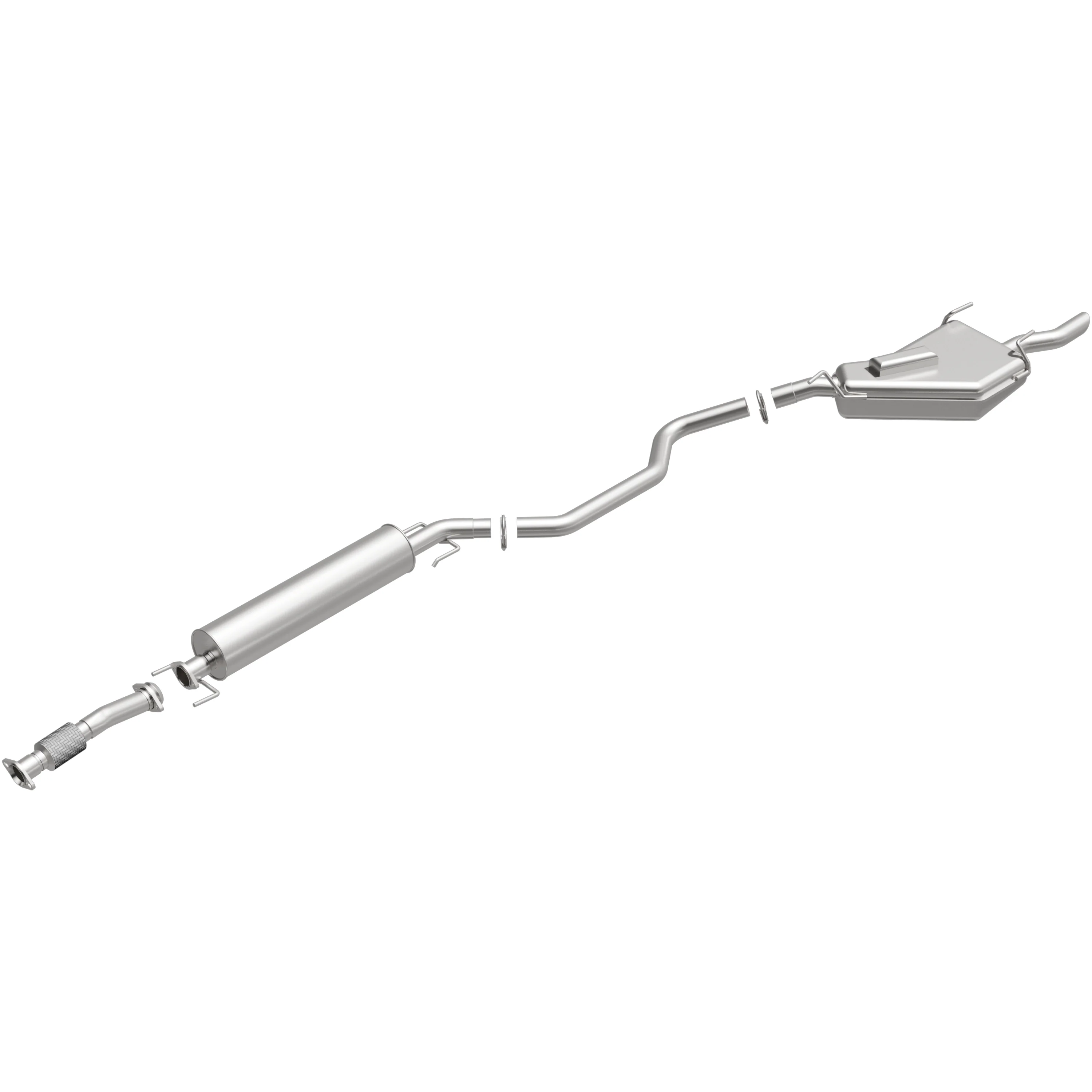 BRExhaust 1999-2009 Saab 9-5 2.3L Direct-Fit Exhaust System Kit 106-0235 - Image 2