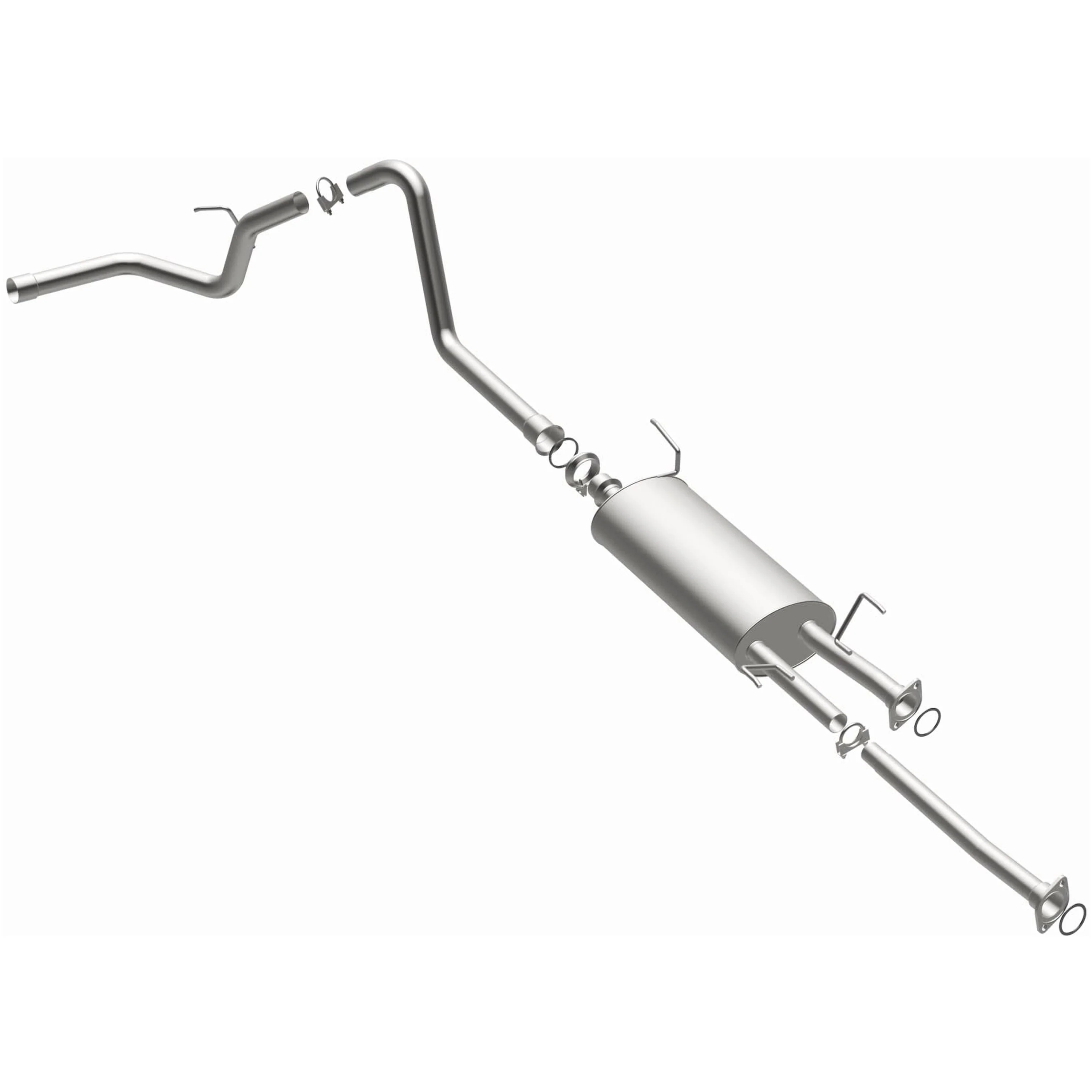 BRExhaust 2009-2021 Toyota Tundra 5.7L | 2010-2019 Toyota Tundra 4.6L Direct-Fit Exhaust System Kit 106-0237 - Image 2