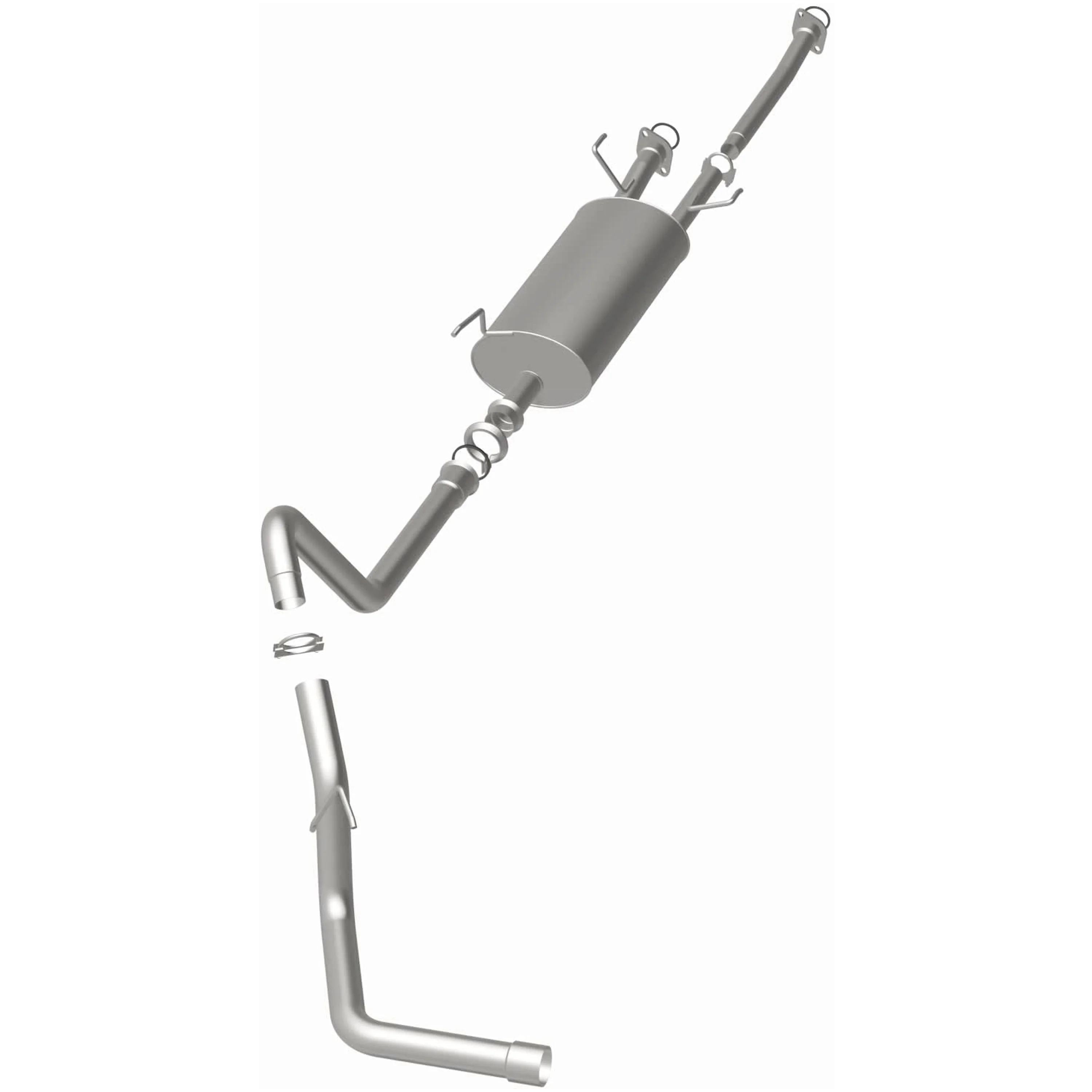 BRExhaust 2009-2021 Toyota Tundra 5.7L | 2010-2019 Toyota Tundra 4.6L Direct-Fit Exhaust System Kit 106-0237 - Image 3