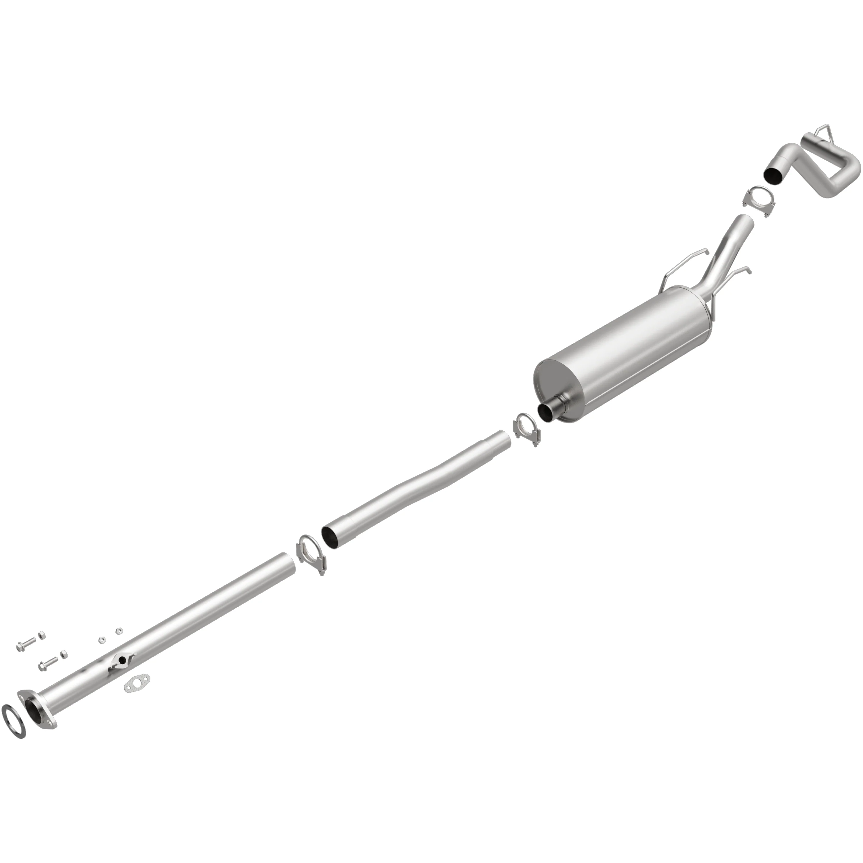 BRExhaust 1995-2000 Toyota Tacoma 2.7L Direct-Fit Exhaust System Kit 106-0240 - Image 4