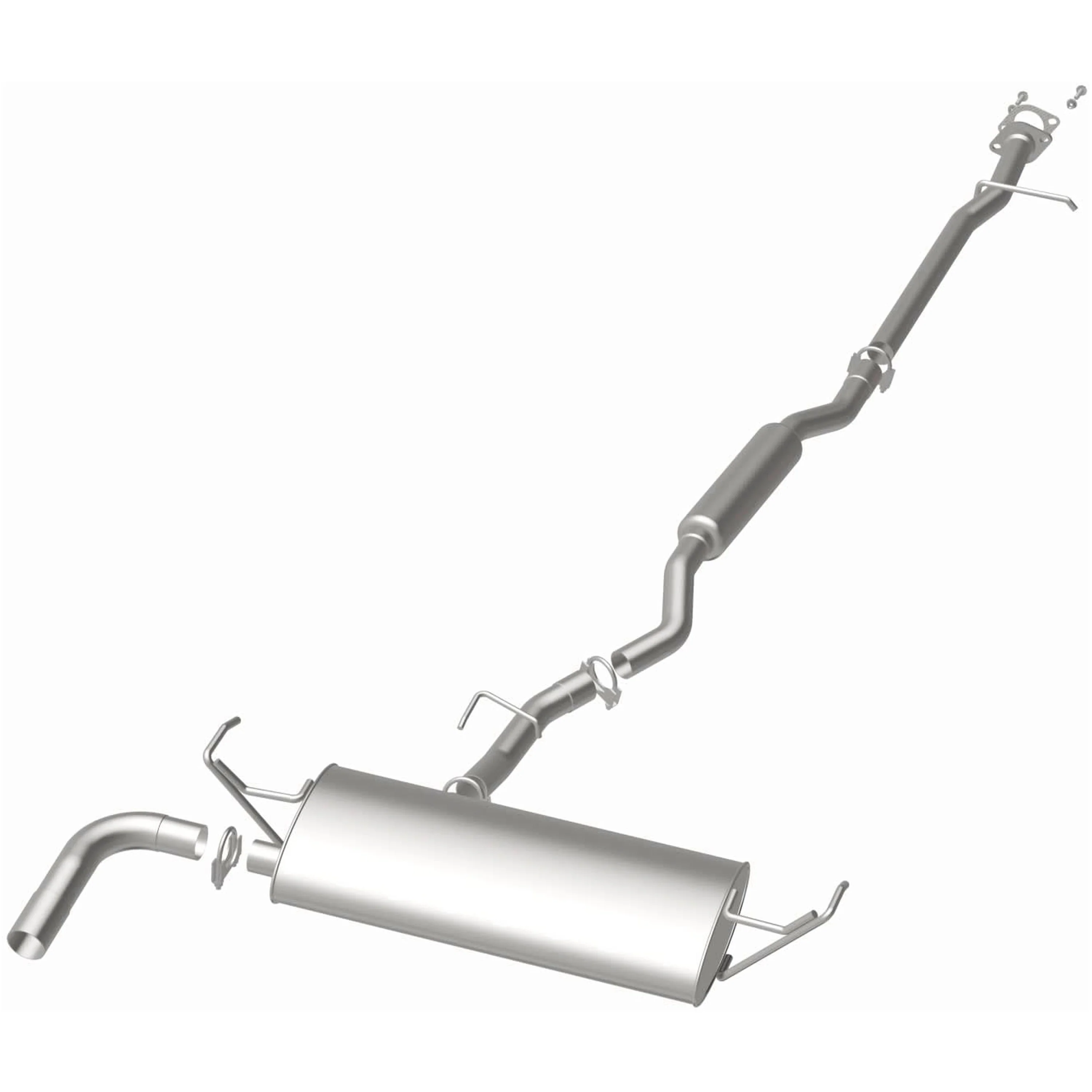 BRExhaust 2014-2015 Nissan Rogue Select 2.5L | 2008-2013 Nissan Rogue 2.5L Direct-Fit Exhaust System Kit 106-0243 - Image 3
