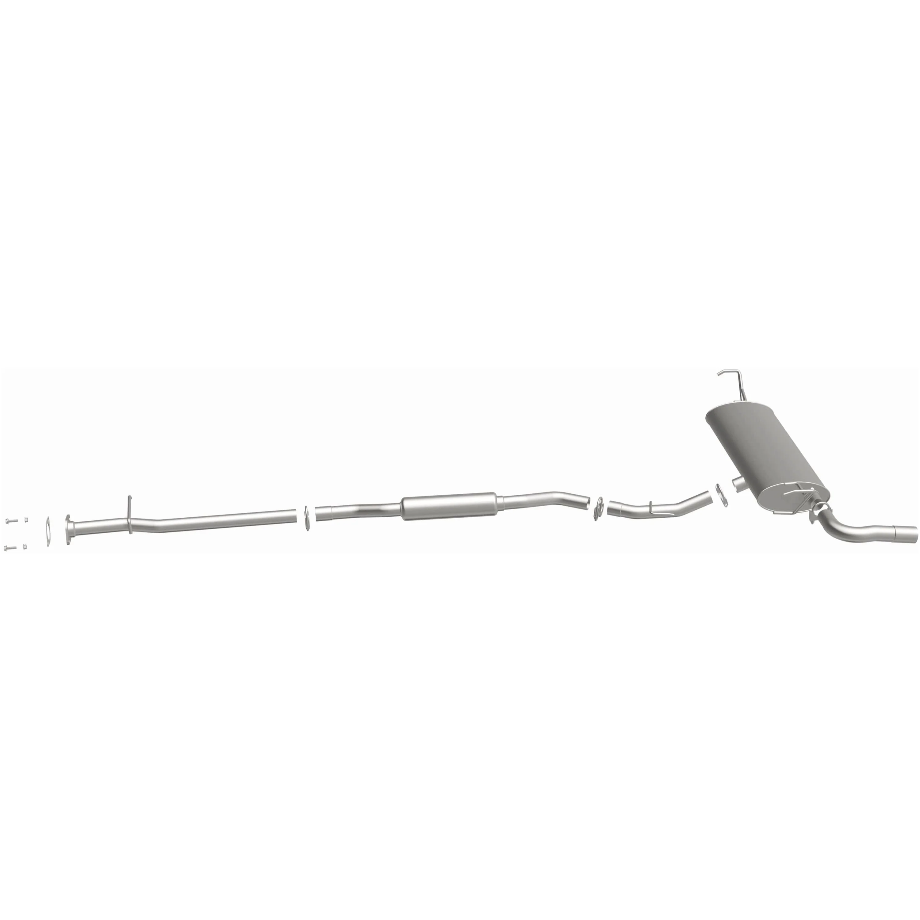 BRExhaust 2014-2015 Nissan Rogue Select 2.5L | 2008-2013 Nissan Rogue 2.5L Direct-Fit Exhaust System Kit 106-0243 - Image 5