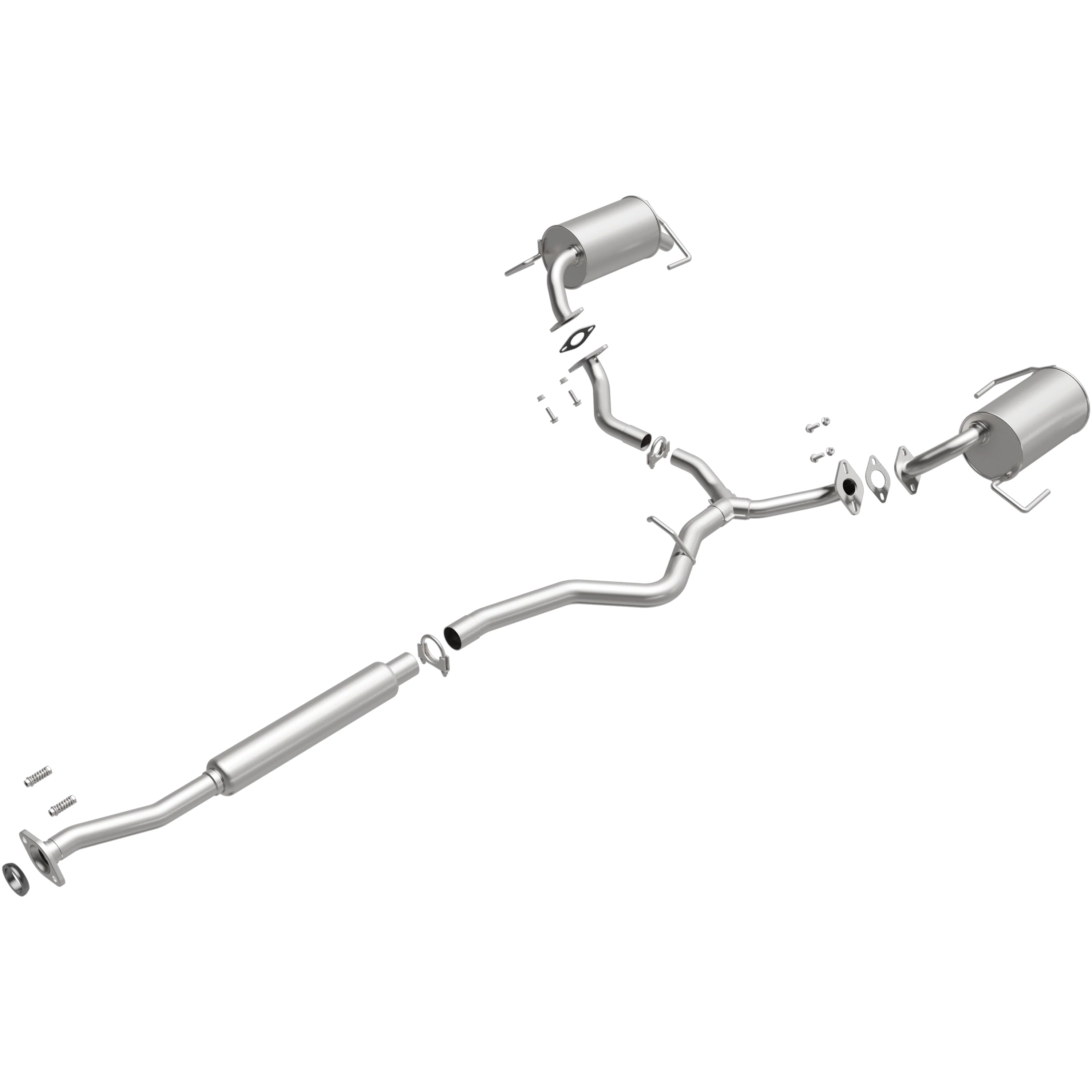 BRExhaust 2005 Subaru Outback 2.5L Direct-Fit Exhaust System Kit 106-0244 - Image 2