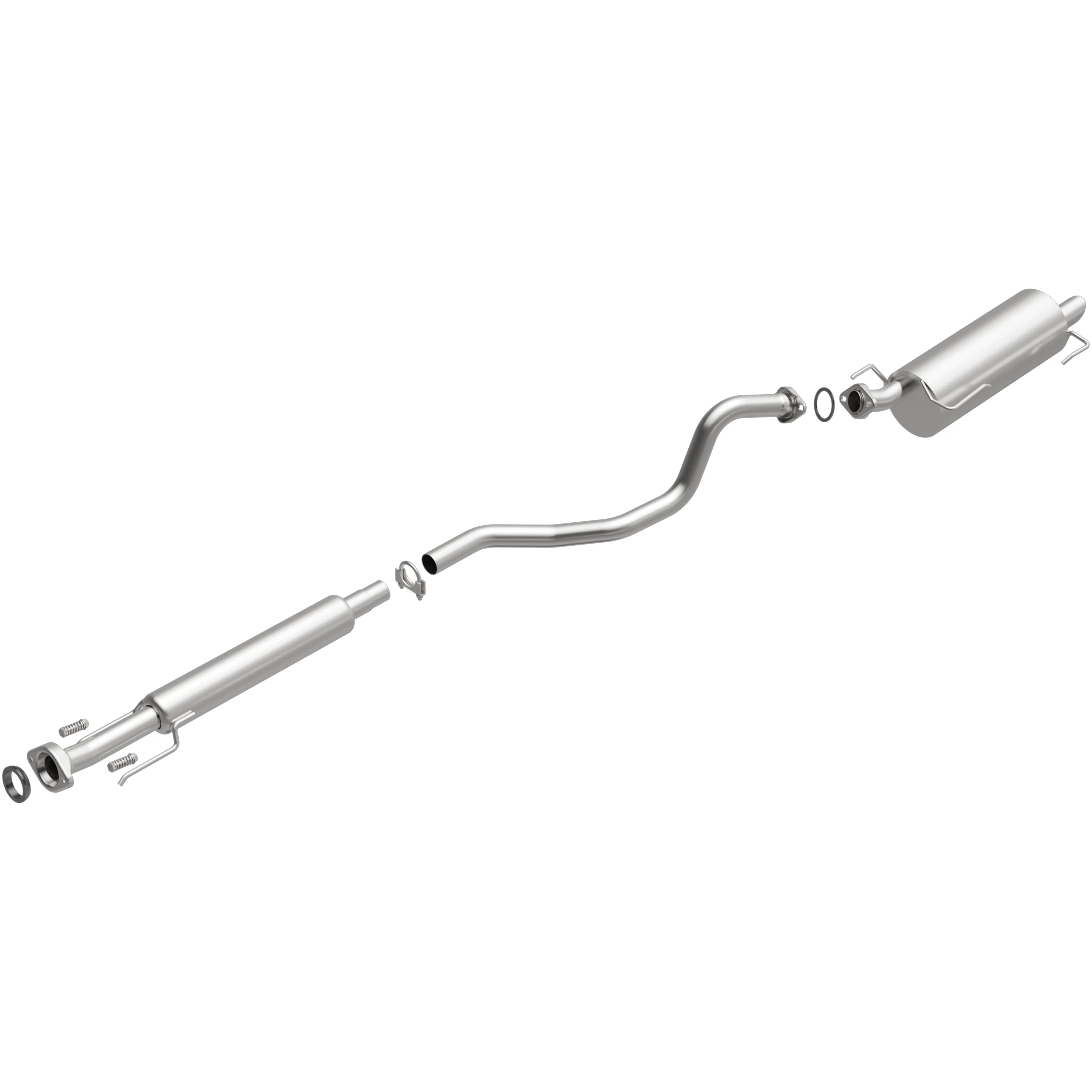 BRExhaust 2011-2017 Nissan Juke 1.6L Direct-Fit Exhaust System Kit 106-0247 - Image 4