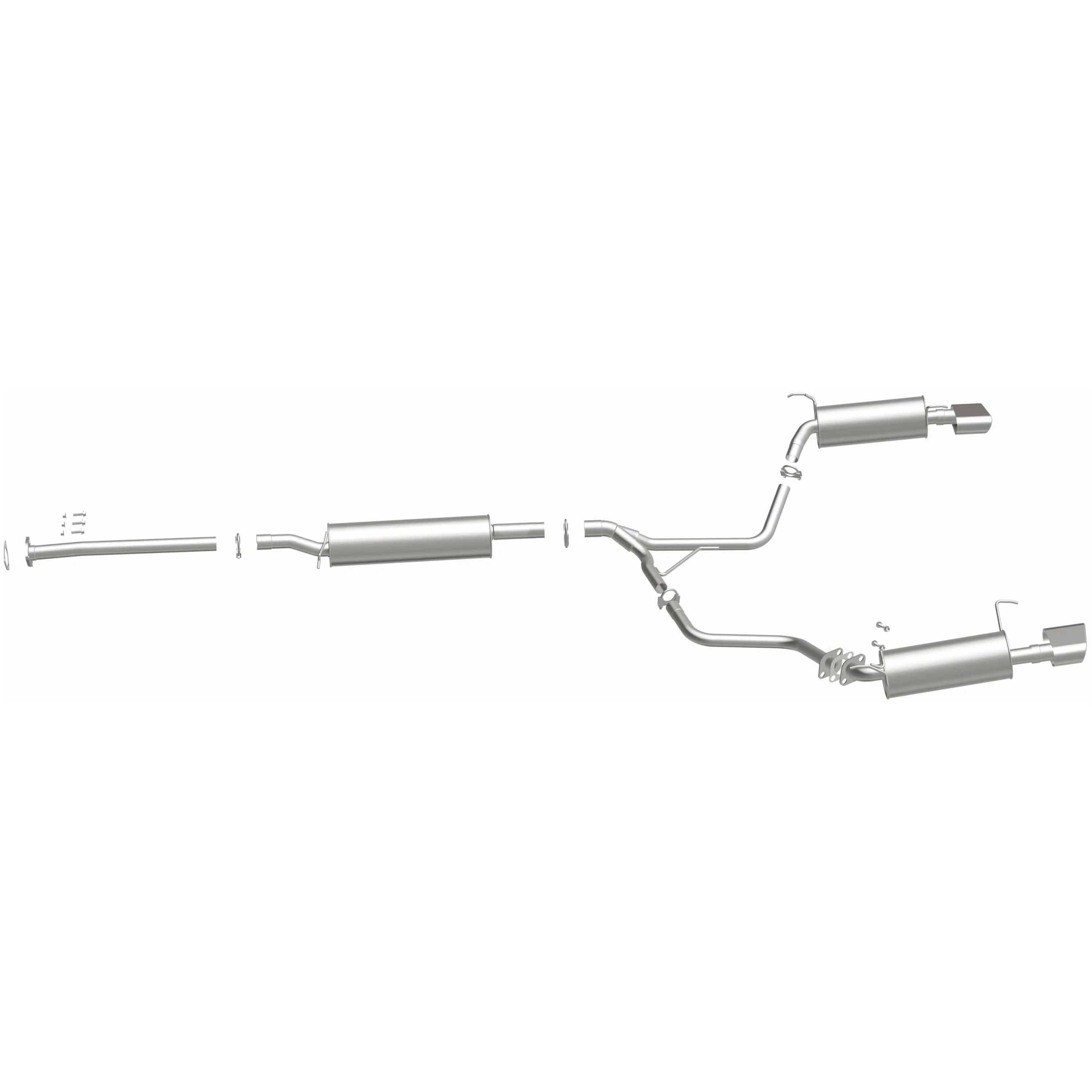 BRExhaust 2004-2006 Acura MDX 3.5L Direct-Fit Exhaust System Kit 106-0248 - Image 5
