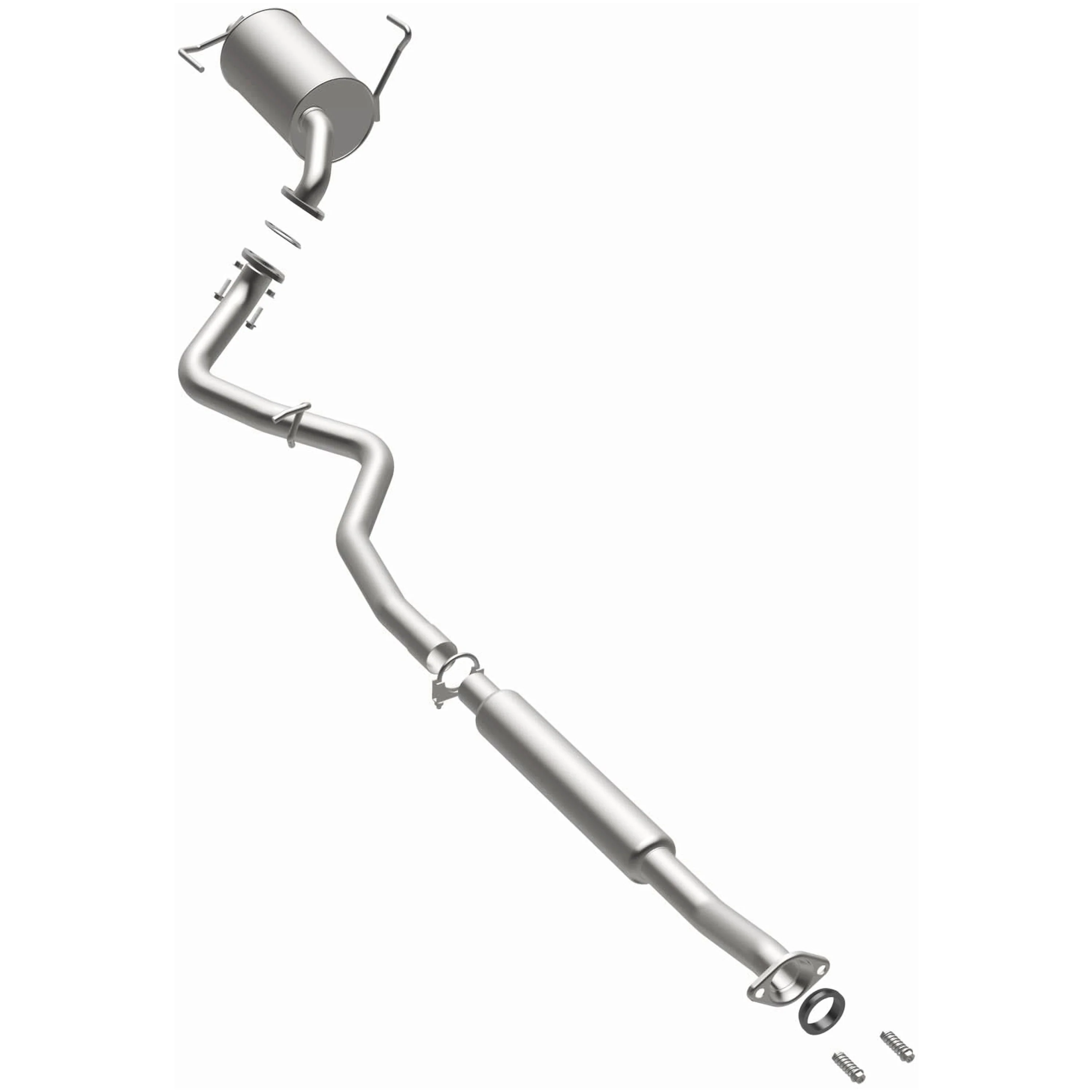 BRExhaust 2010-2017 Subaru Legacy 2.5L Direct-Fit Exhaust System Kit 106-0252 - Image 2