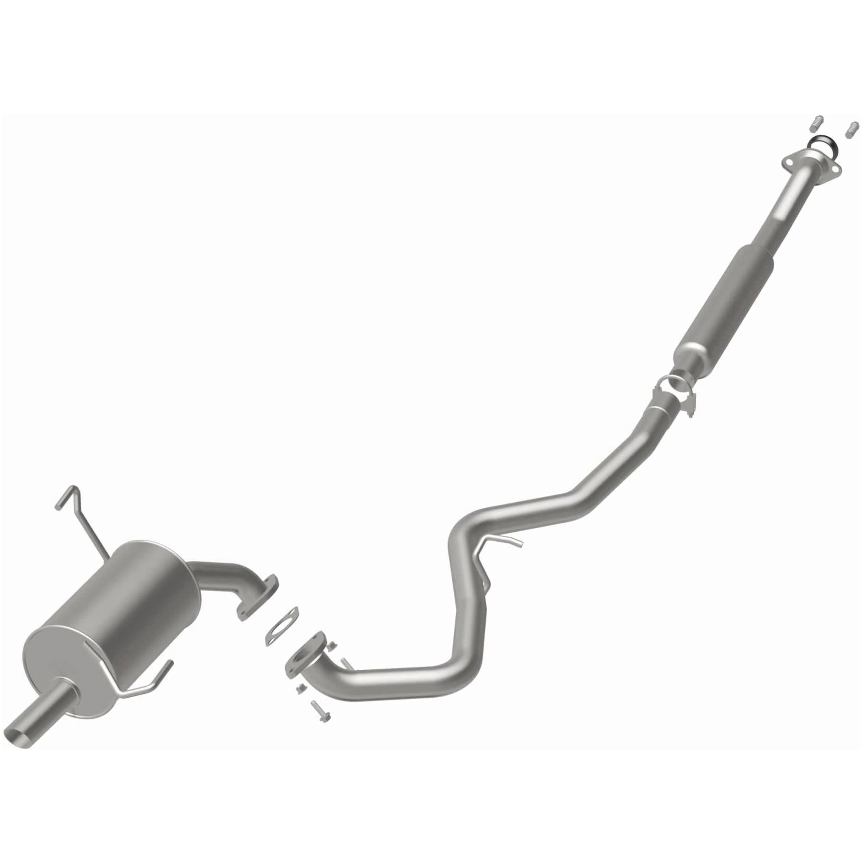 BRExhaust 2010-2017 Subaru Legacy 2.5L Direct-Fit Exhaust System Kit 106-0252 - Image 3