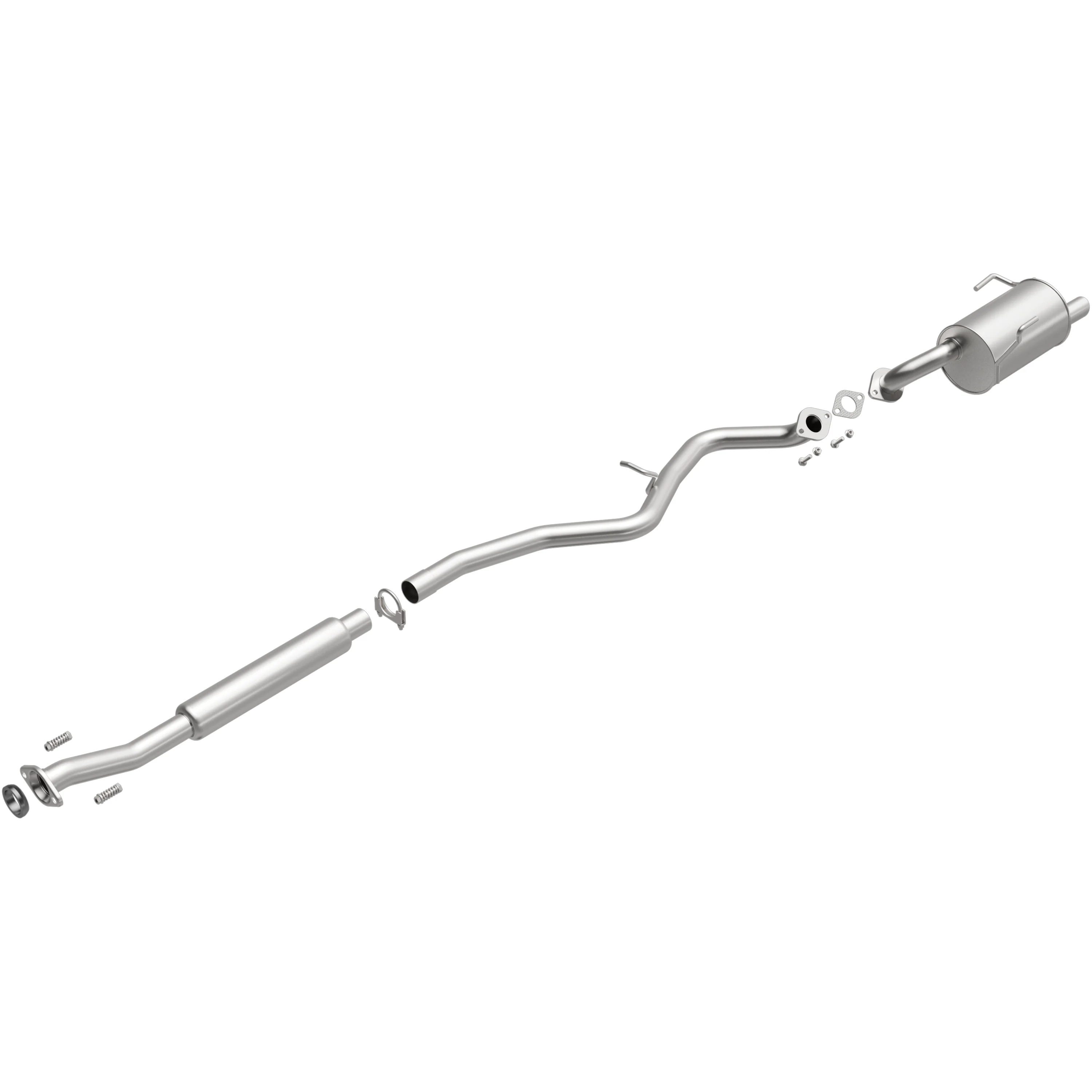 BRExhaust 2010-2017 Subaru Legacy 2.5L Direct-Fit Exhaust System Kit 106-0252 - Image 4