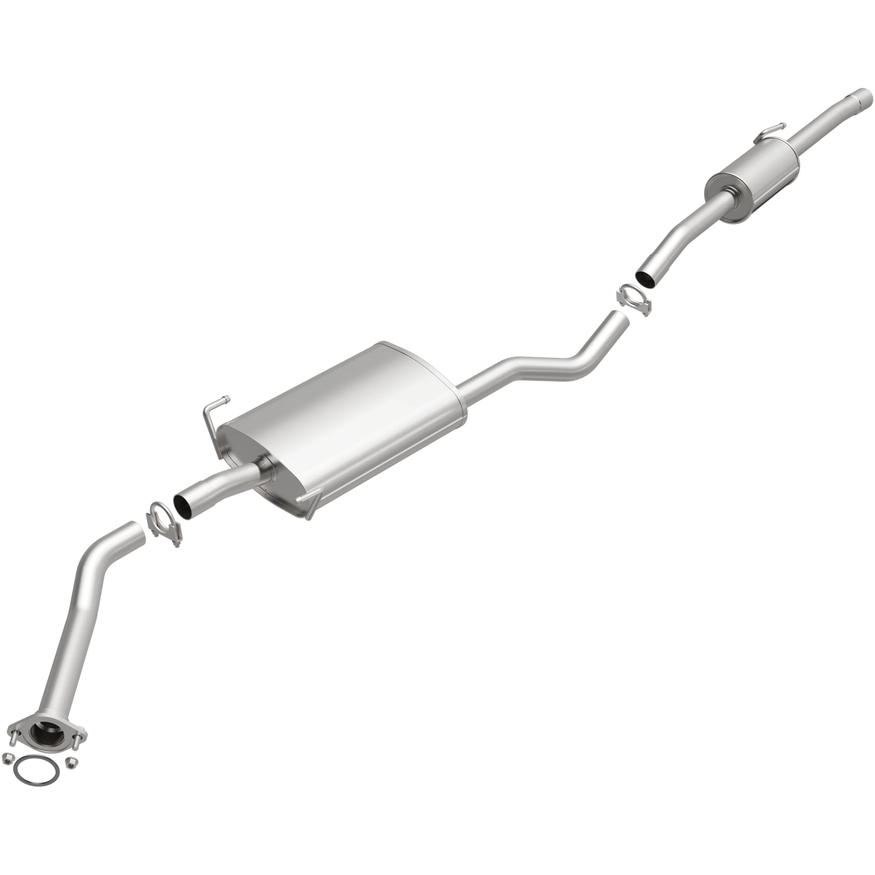 BRExhaust 1998-2000 Toyota Sienna 3.0L Direct-Fit Exhaust System Kit 106-0254 - Image 2