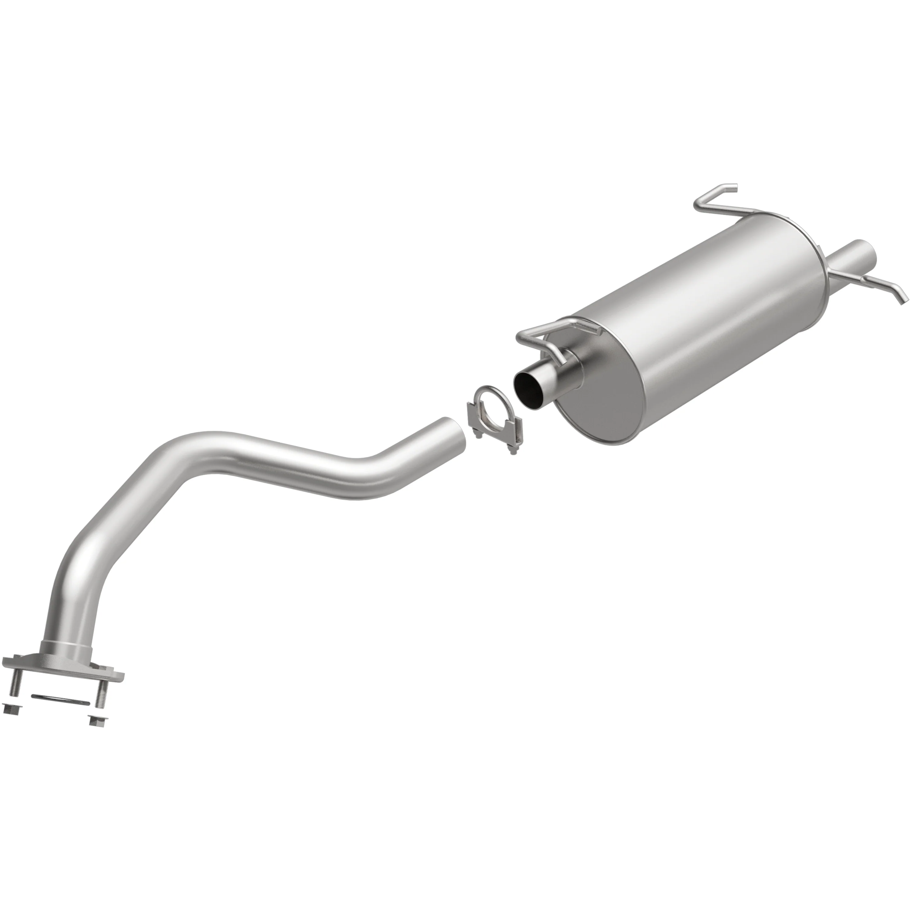BRExhaust 2007-2012 Nissan Sentra 2.0L | 2007-2012 Nissan Sentra 2.5L Direct-Fit Exhaust System Kit 106-0257 - Image 4