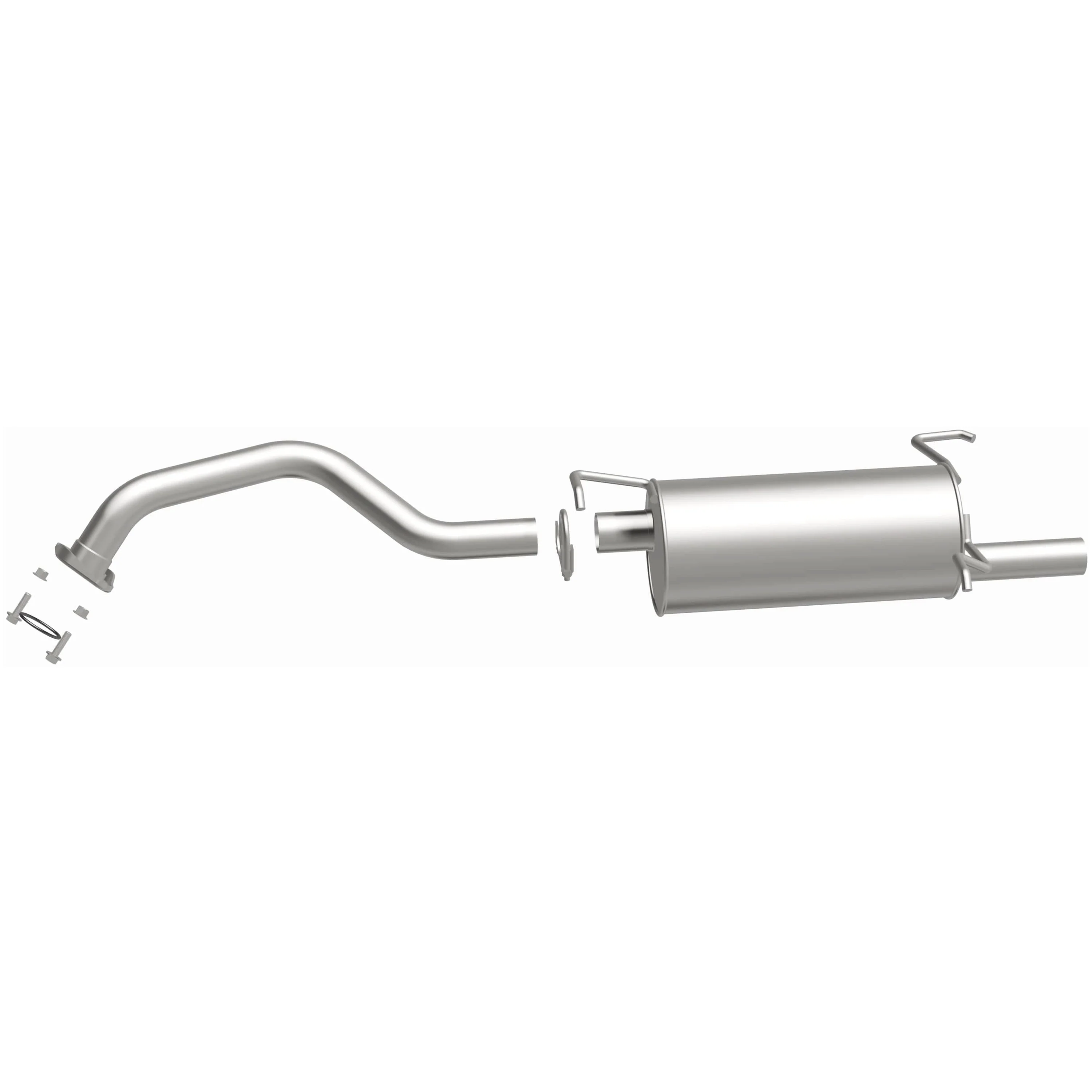 BRExhaust 2007-2012 Nissan Sentra 2.0L | 2007-2012 Nissan Sentra 2.5L Direct-Fit Exhaust System Kit 106-0257 - Image 5