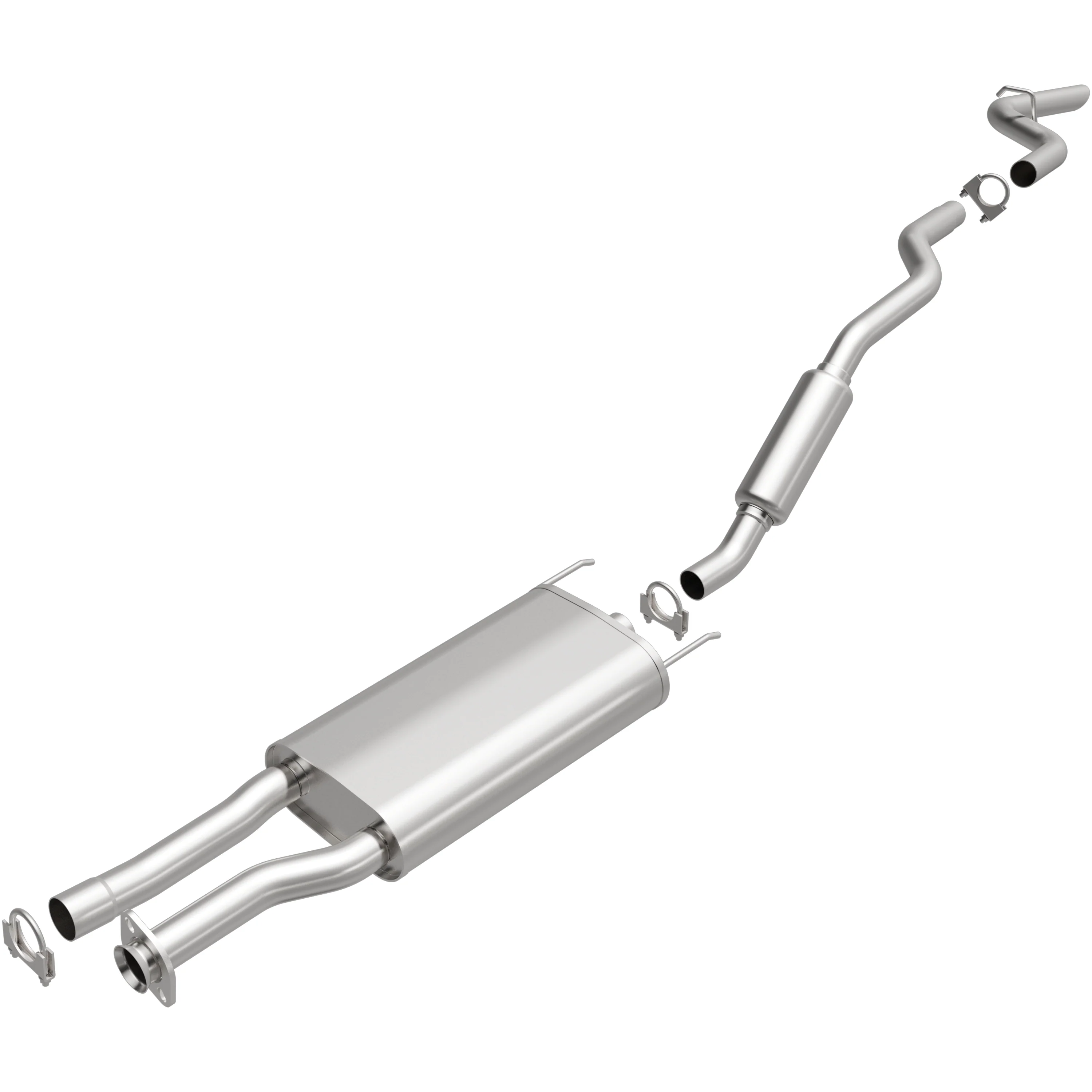 BRExhaust 1997-2000 Ford Explorer 4.0L | 1998-2000 Mercury Mountaineer 4.0L Direct-Fit Exhaust System Kit 106-0260 - Image 2