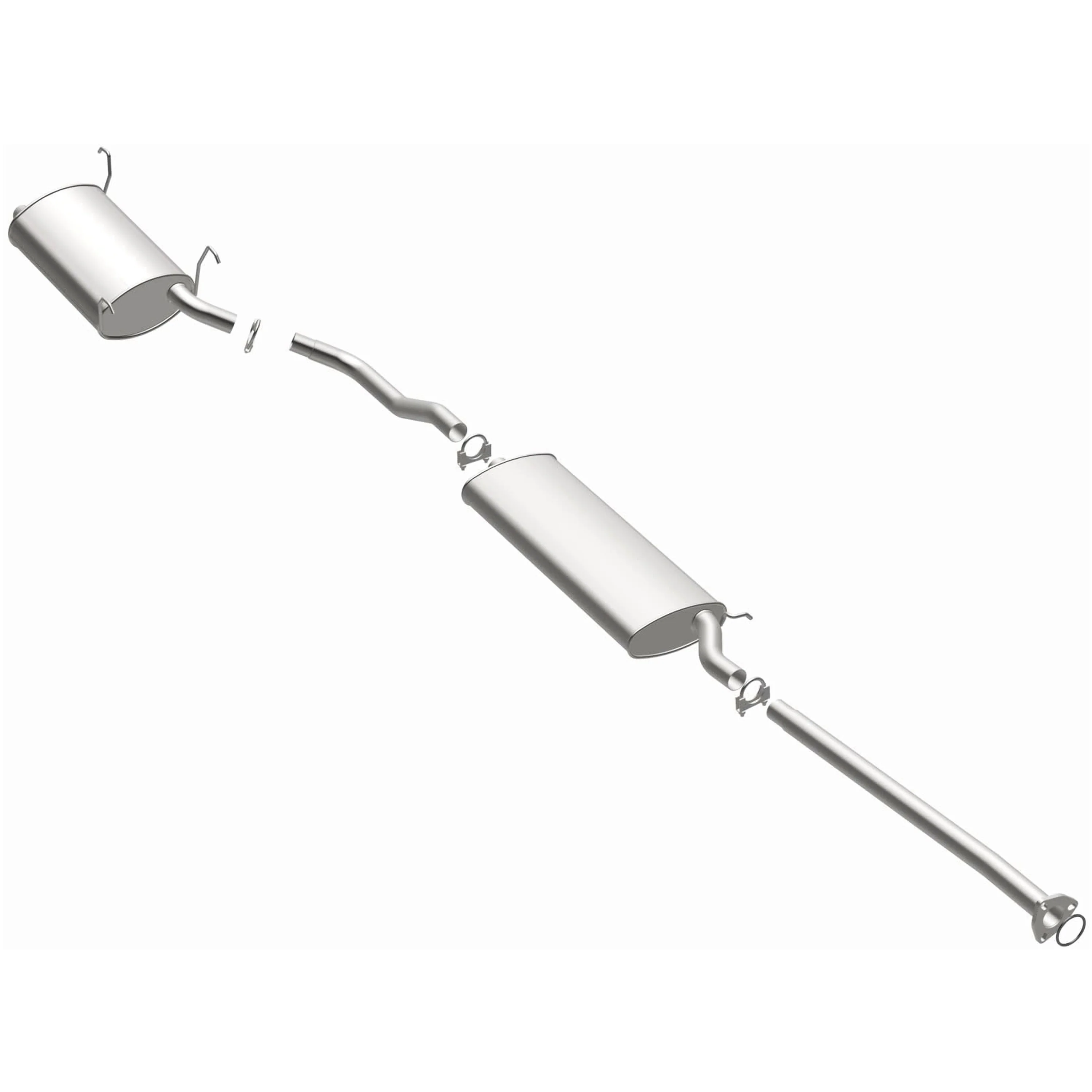 BRExhaust 2001-2002 Acura MDX 3.5L | 2003-2004 Honda Pilot 3.5L Direct-Fit Exhaust System Kit 106-0261 - Image 2