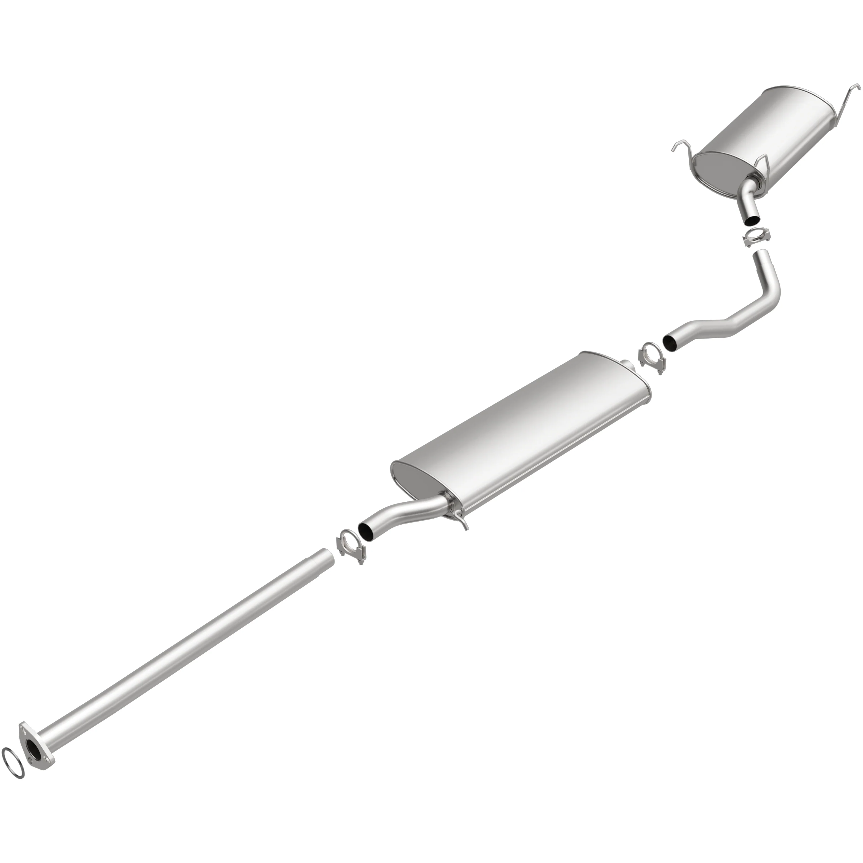 BRExhaust 2001-2002 Acura MDX 3.5L | 2003-2004 Honda Pilot 3.5L Direct-Fit Exhaust System Kit 106-0261 - Image 4