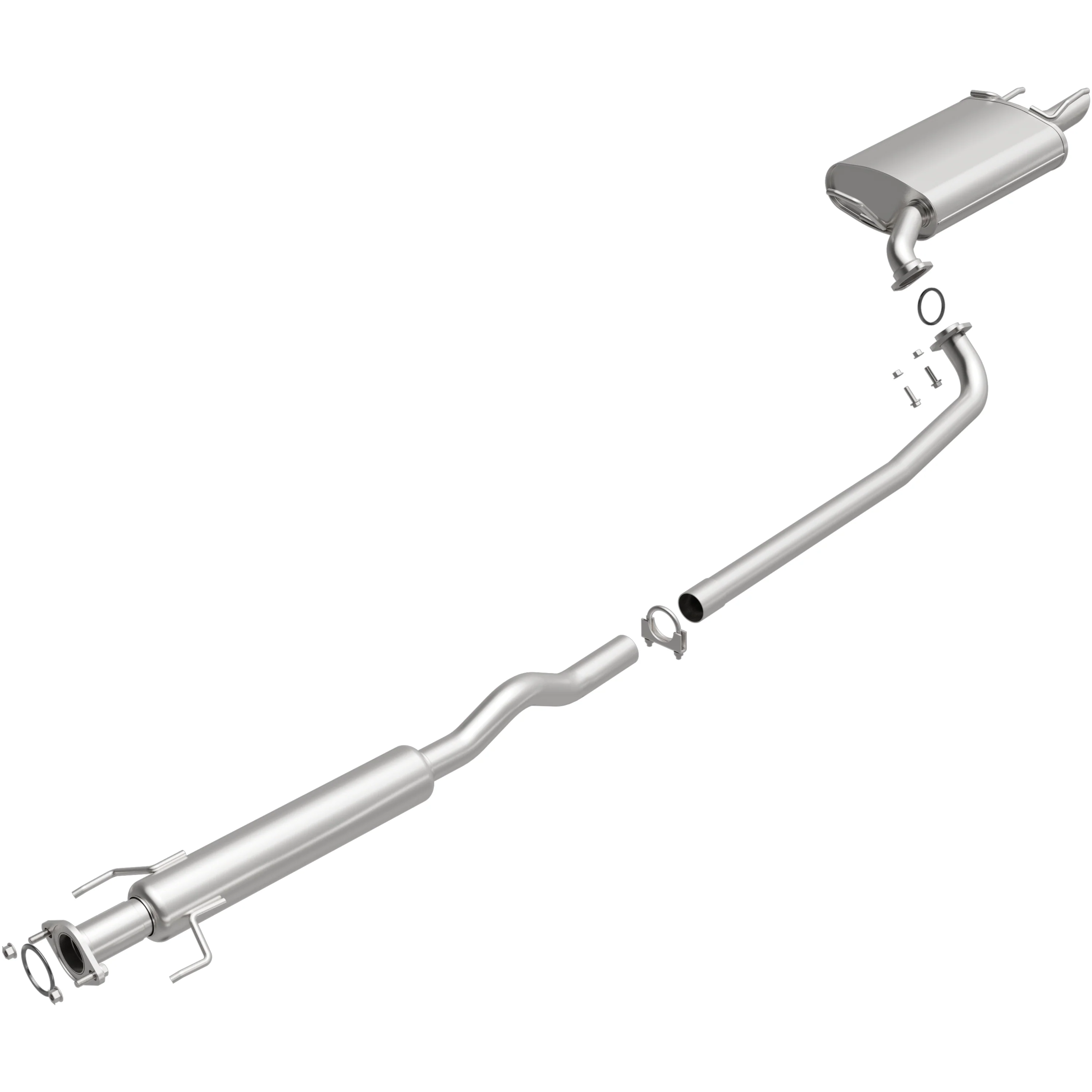 BRExhaust 2002-2006 Toyota Camry 2.4L Direct-Fit Exhaust System Kit 106-0262 - Image 4