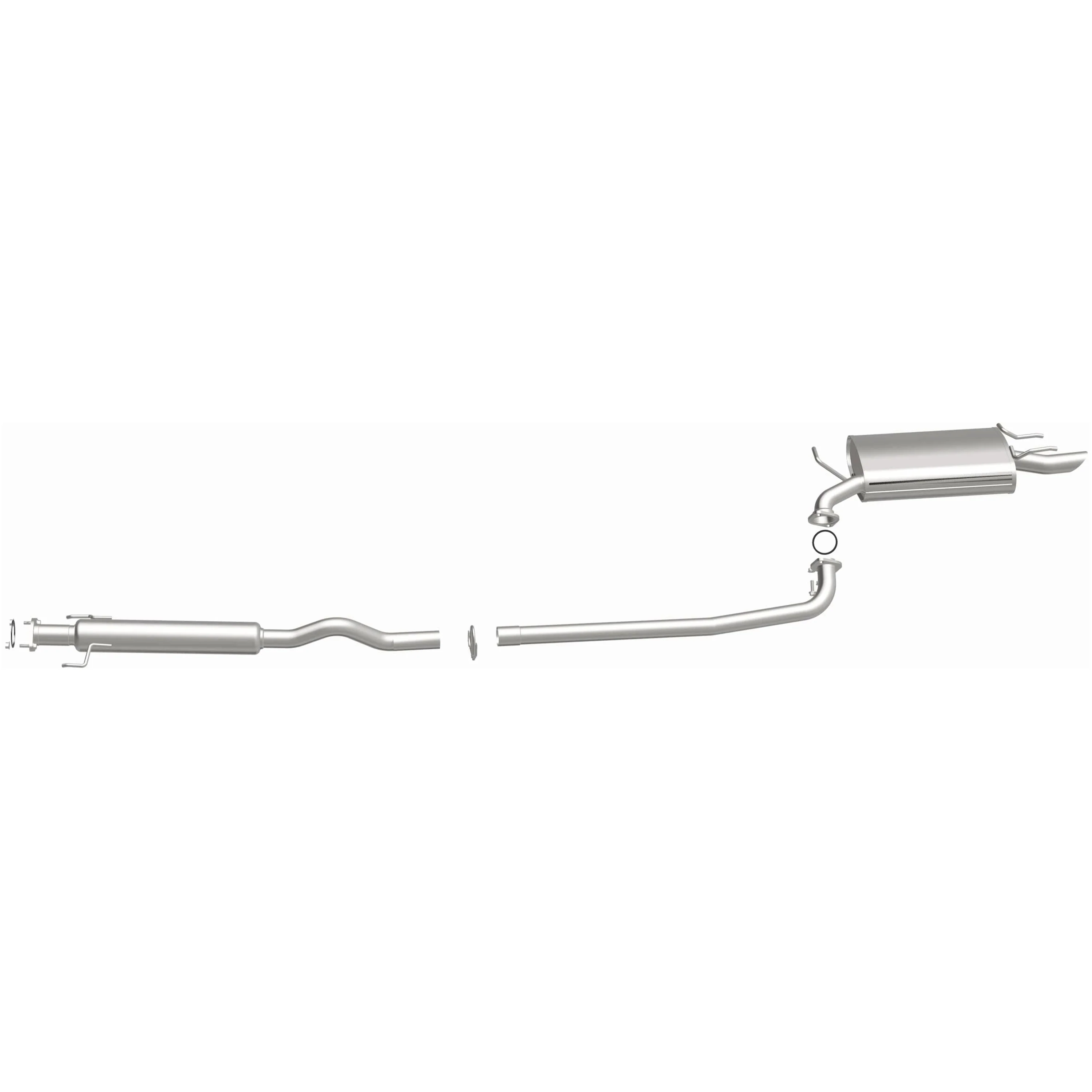 BRExhaust 2002-2006 Toyota Camry 2.4L Direct-Fit Exhaust System Kit 106-0262 - Image 5