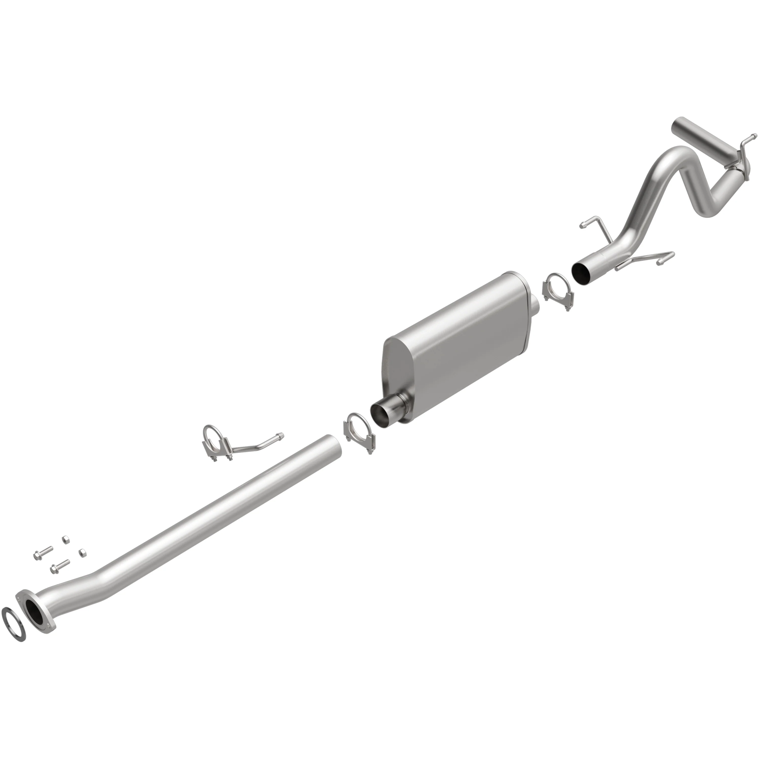 BRExhaust 2013-2017 Toyota Tacoma 2.7L Direct-Fit Exhaust System Kit 106-0275 - Image 4