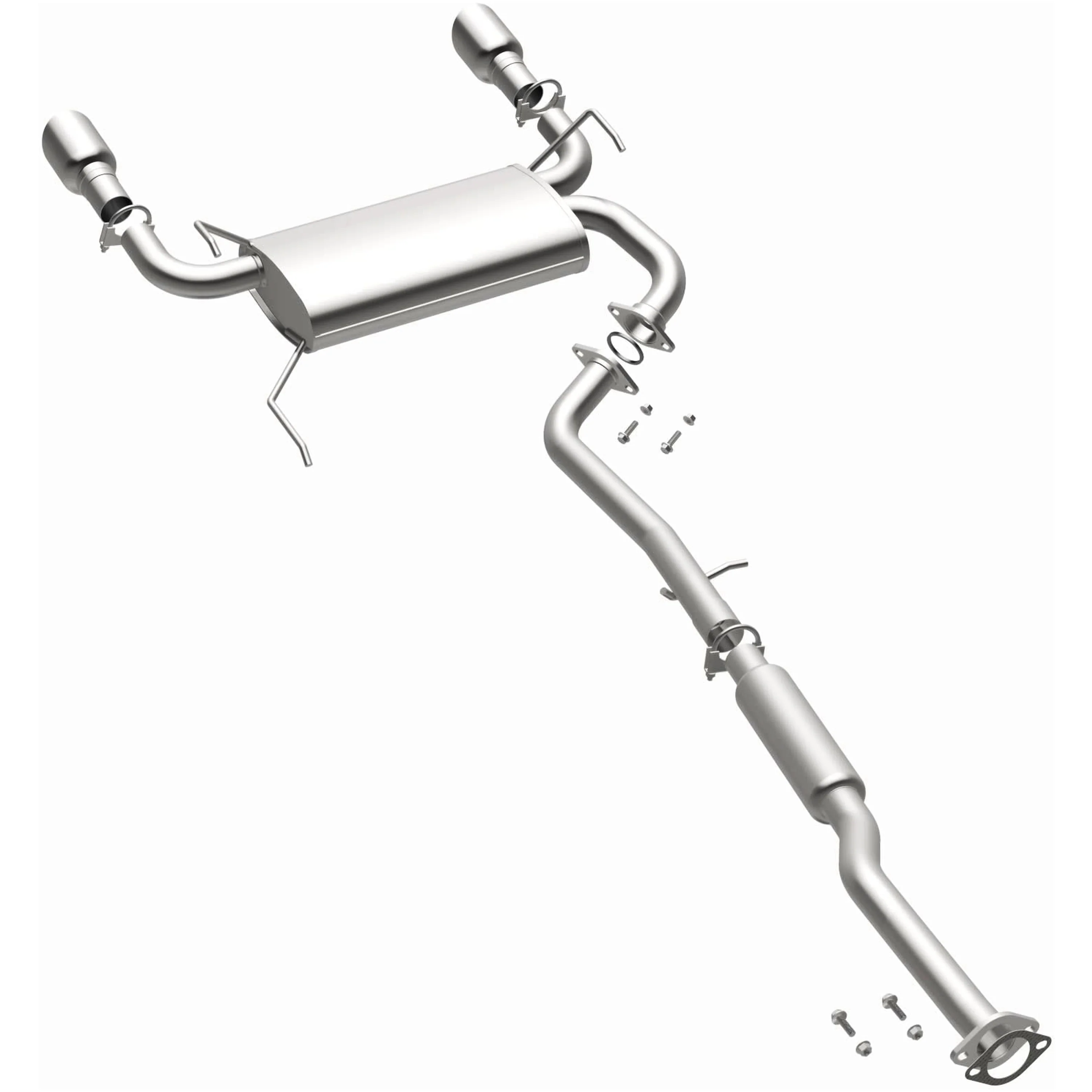 BRExhaust 2003-2008 INFINITI FX35 3.5L | 2003-2006 INFINITI FX45 4.5L Direct-Fit Exhaust System Kit 106-0284 - Image 2