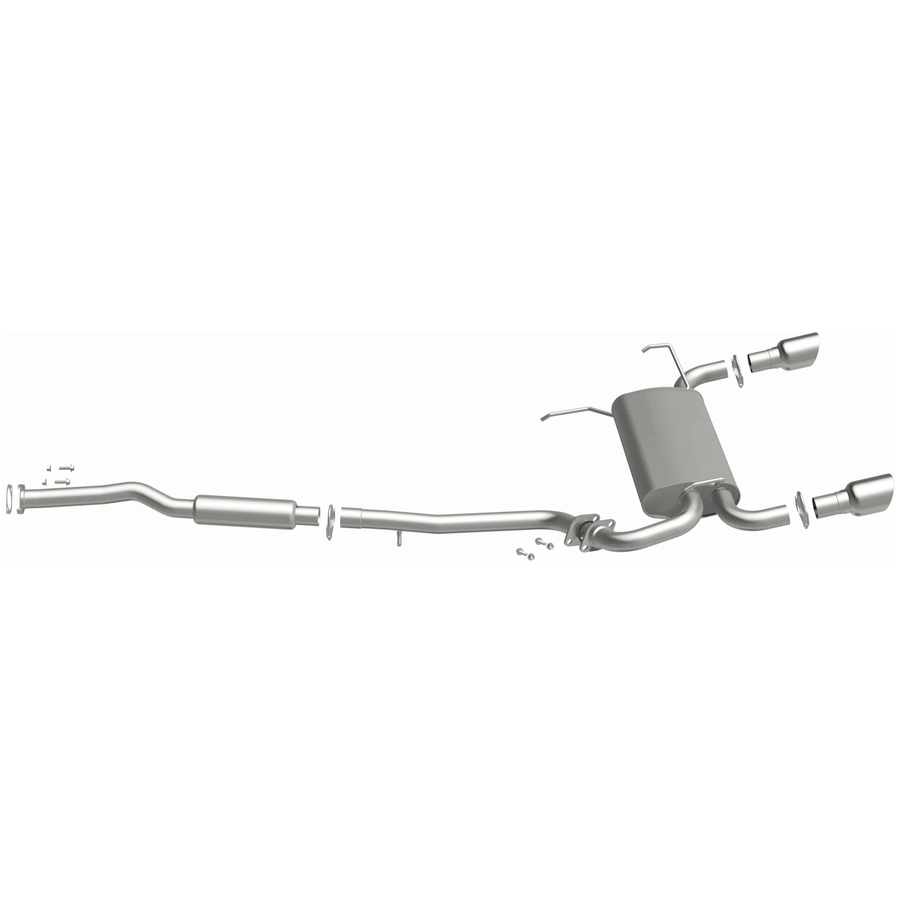 BRExhaust 2003-2008 INFINITI FX35 3.5L | 2003-2006 INFINITI FX45 4.5L Direct-Fit Exhaust System Kit 106-0284 - Image 5