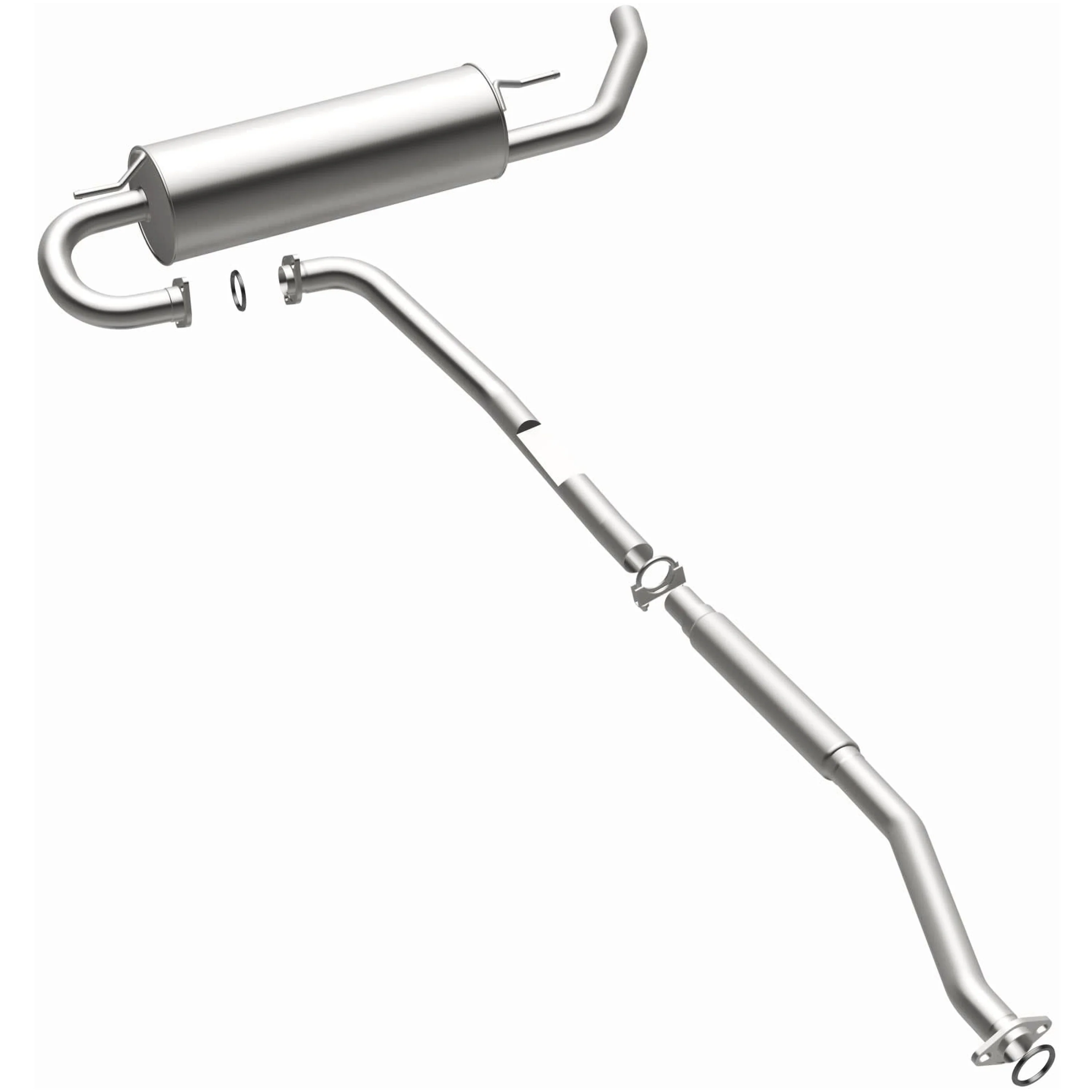 BRExhaust 1996-1997 Toyota RAV4 2.0L Direct-Fit Exhaust System Kit 106-0286 - Image 2