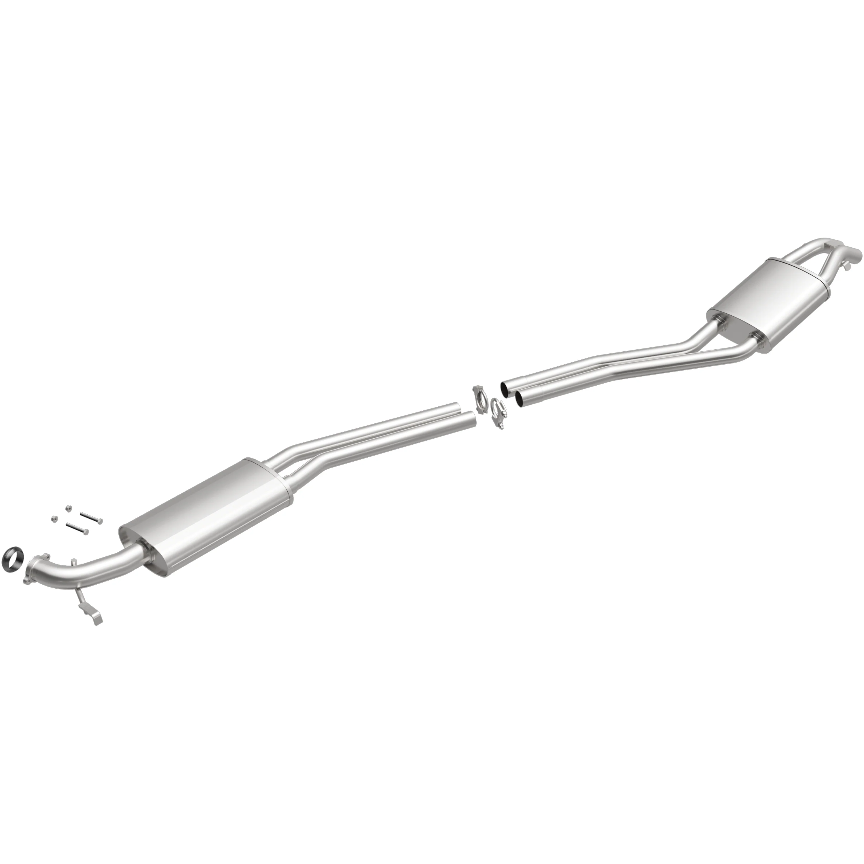 BRExhaust 1981-1985 Mercedes-Benz 380SL 3.8L Direct-Fit Exhaust System Kit 106-0288 - Image 2