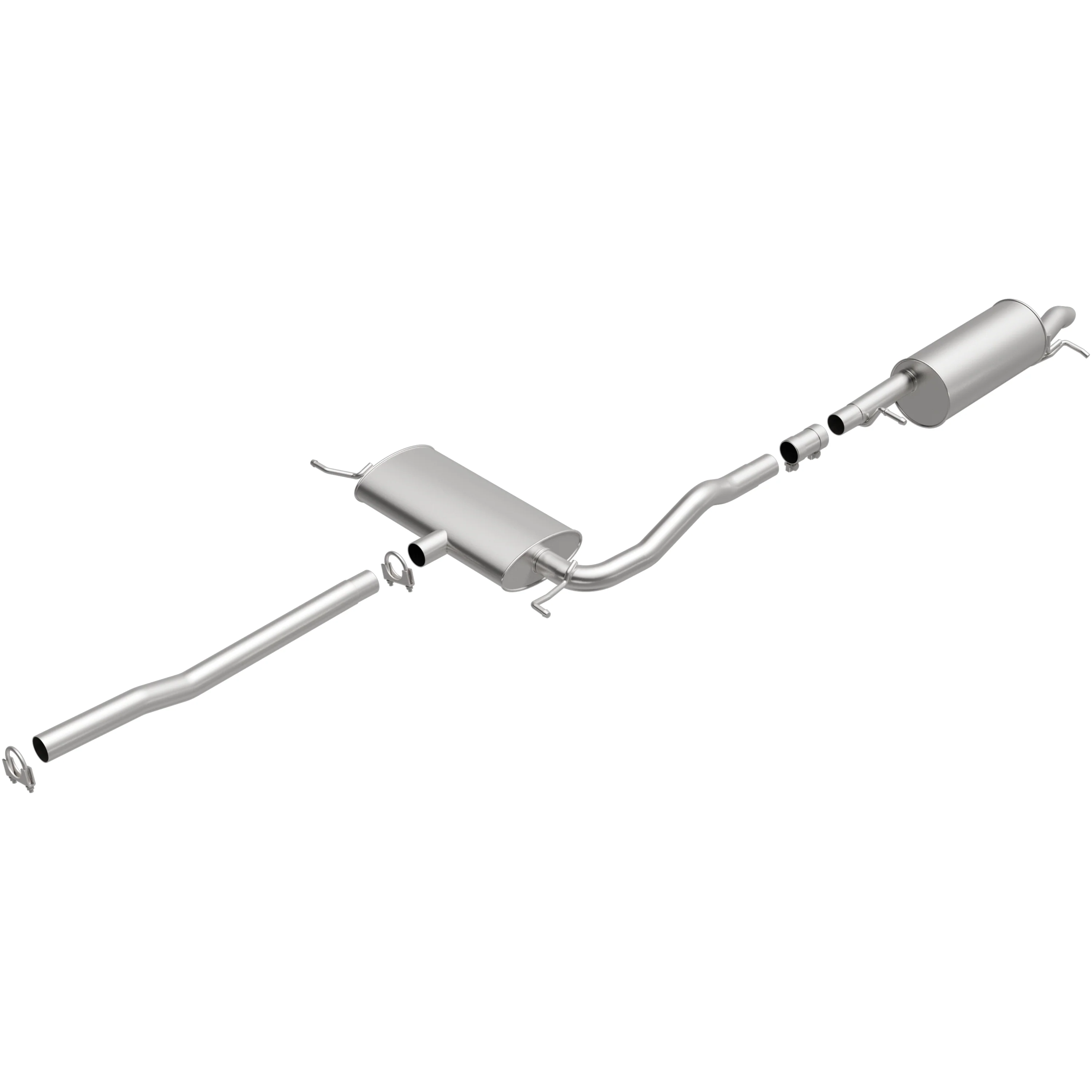 BRExhaust 1998-2005 Volkswagen Passat 1.8L Direct-Fit Exhaust System Kit 106-0294 - Image 2
