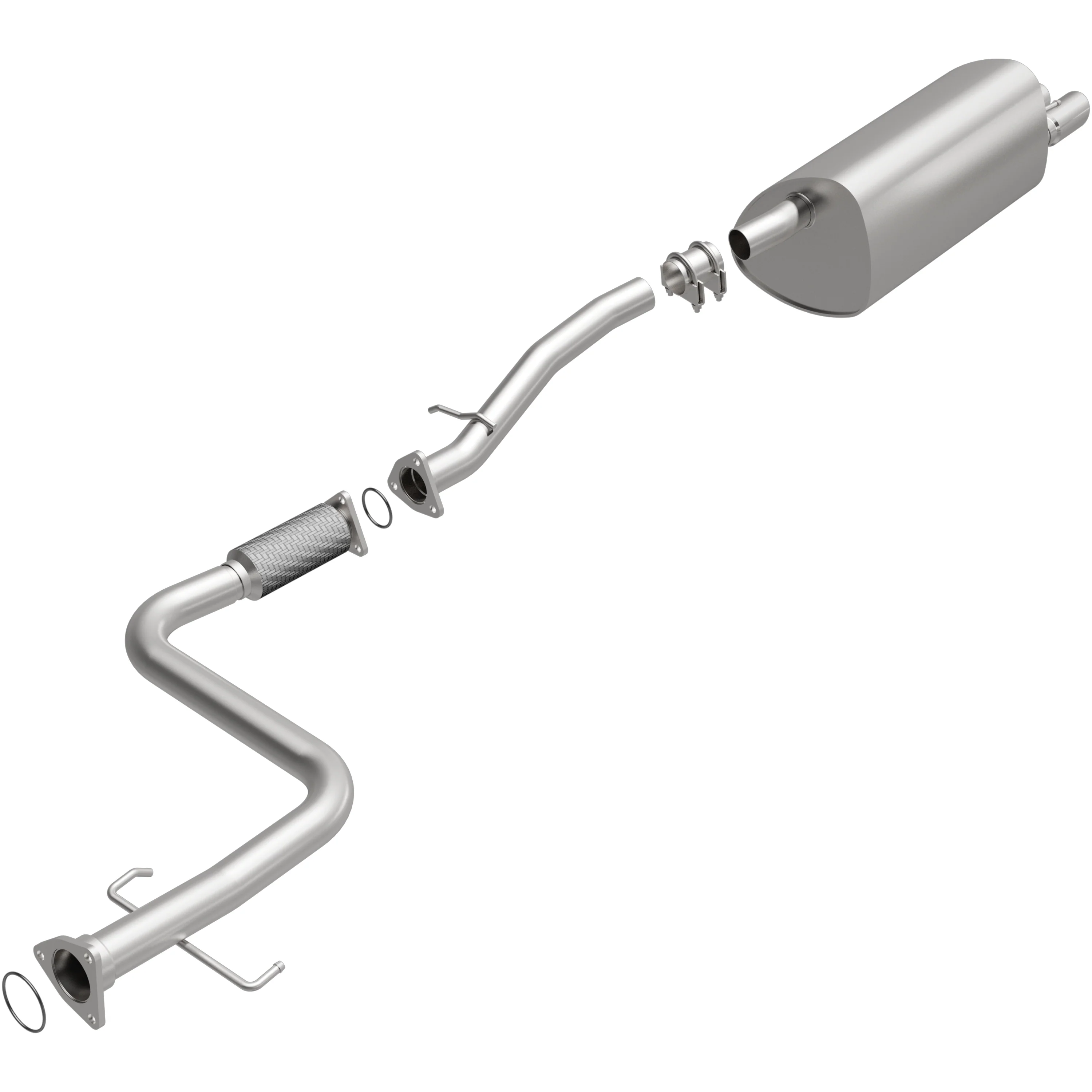 BRExhaust 1996-2004 Acura RL 3.5L Direct-Fit Exhaust System Kit 106-0297 - Image 2