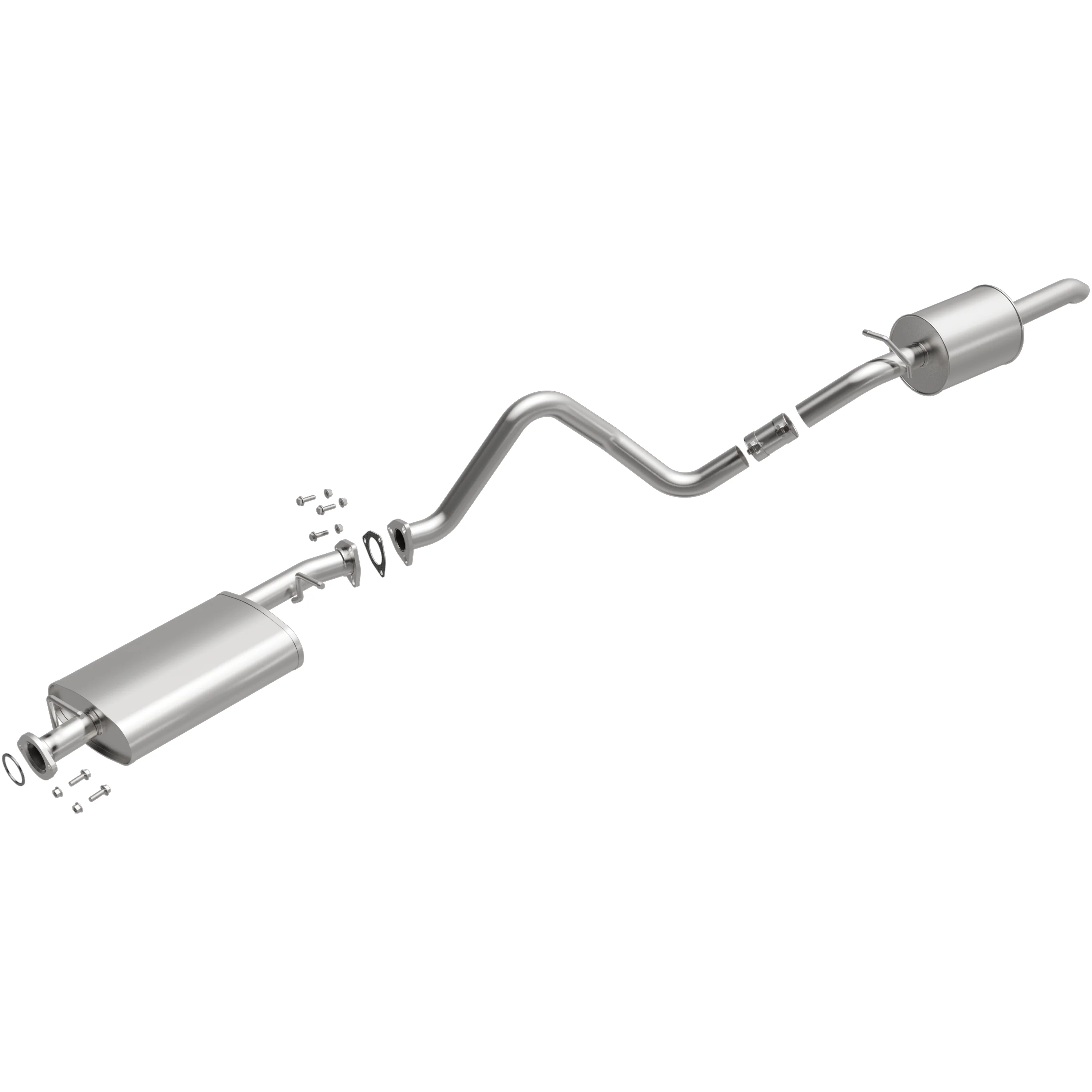 BRExhaust 1999-2002 Land Rover Discovery Series II 4.0L | 2003-2004 Land Rover Discovery 4.6L Direct-Fit Exhaust System Kit 106-0298 - Image 2