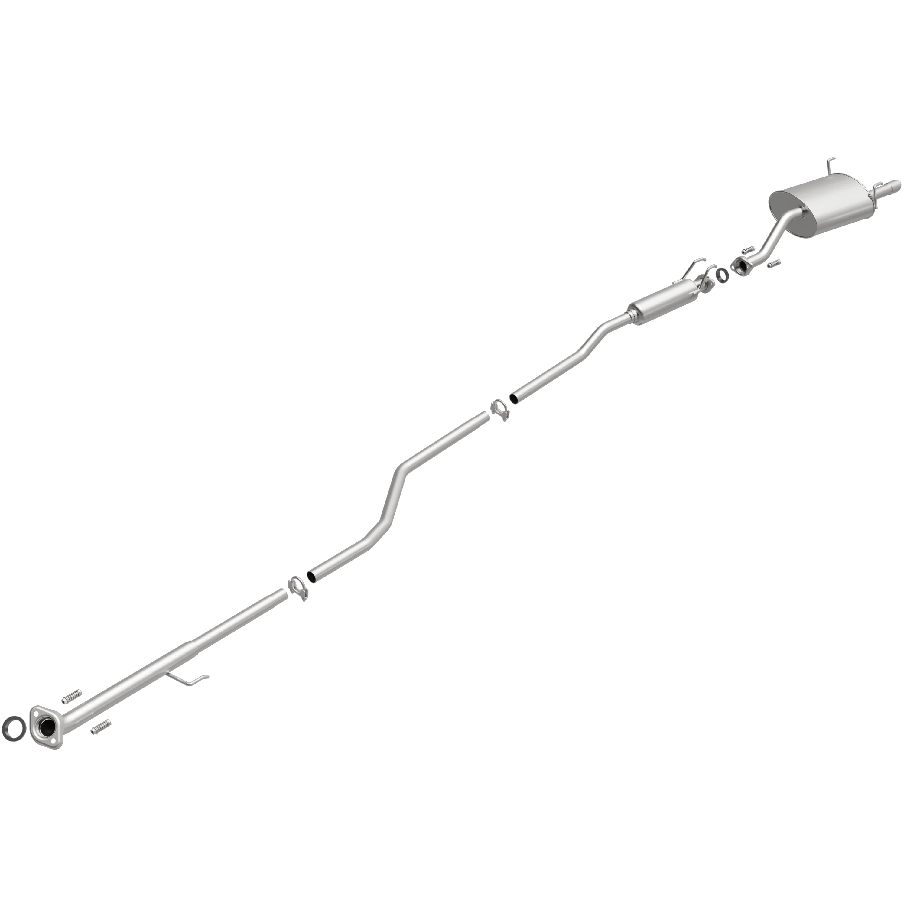 BRExhaust 2001-2005 Honda Civic 1.7L Direct-Fit Exhaust System Kit 106-0301 - Image 4