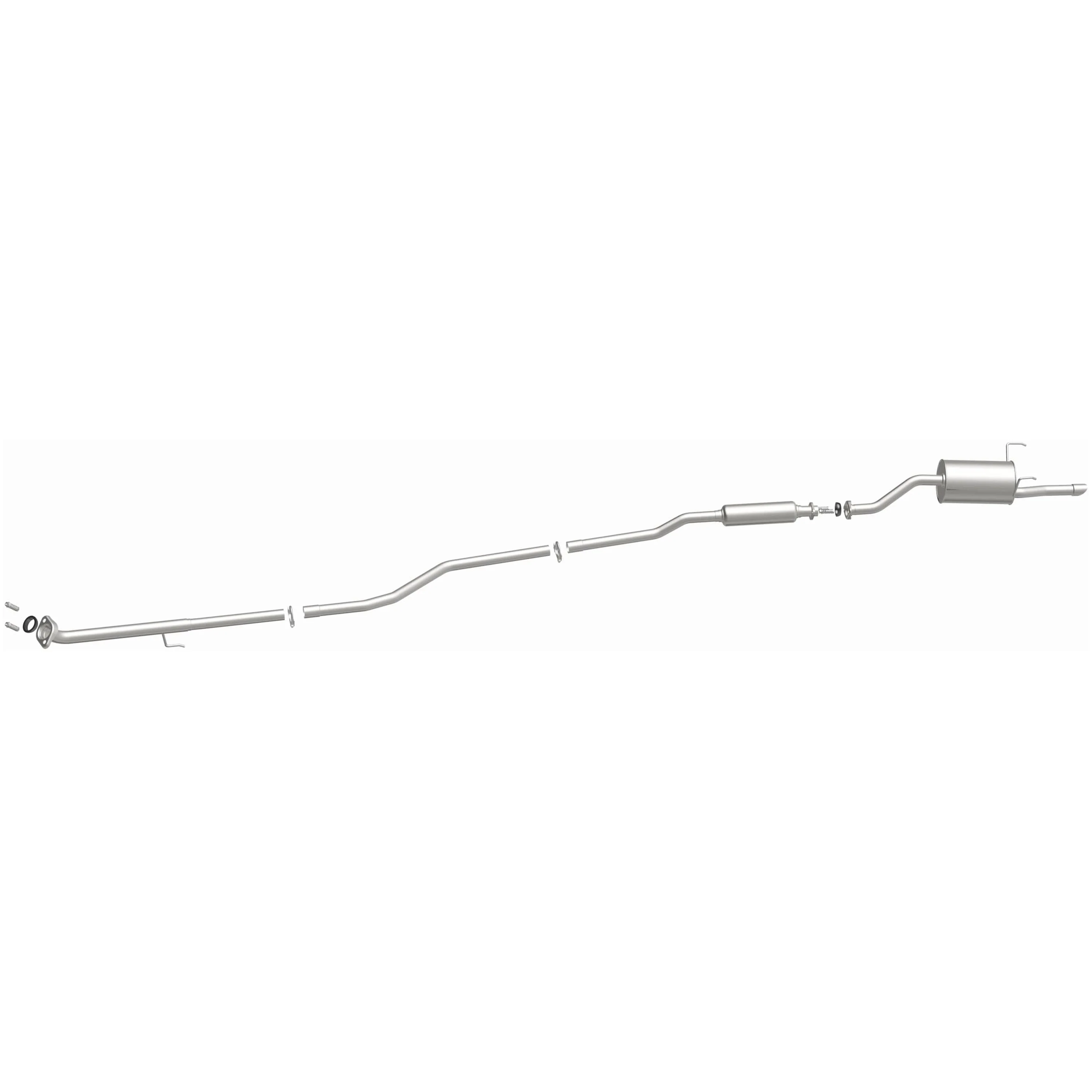 BRExhaust 2001-2005 Honda Civic 1.7L Direct-Fit Exhaust System Kit 106-0301 - Image 5