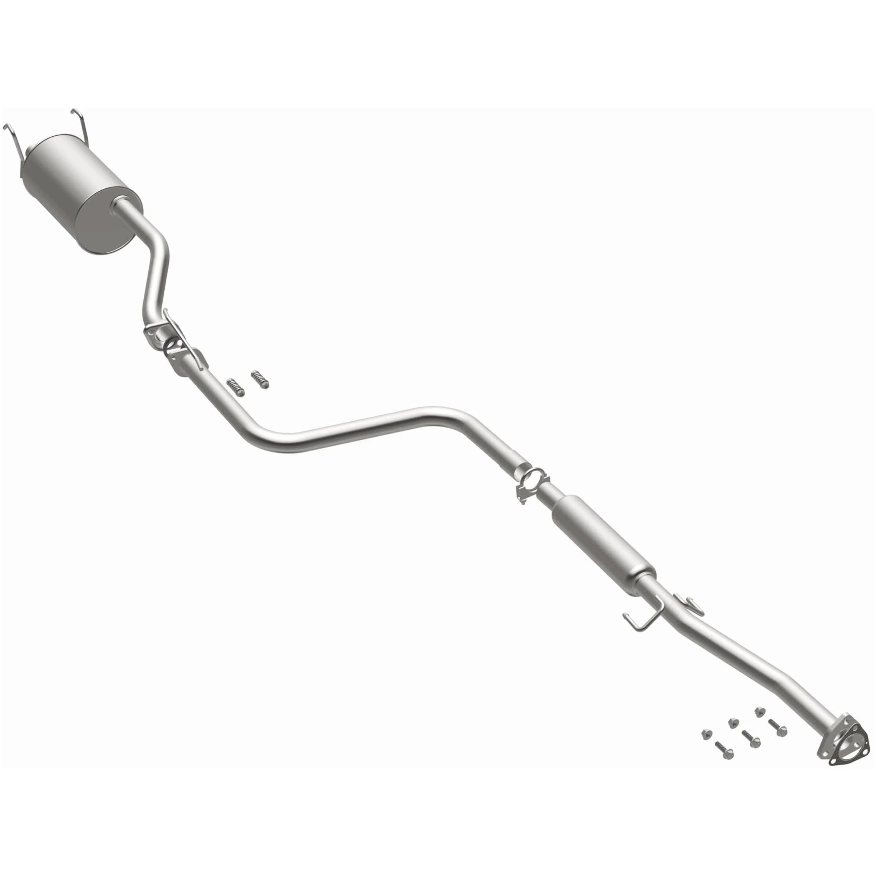 BRExhaust 1993-1995 Honda Civic del Sol 1.5L Direct-Fit Exhaust System Kit 106-0306 - Image 2