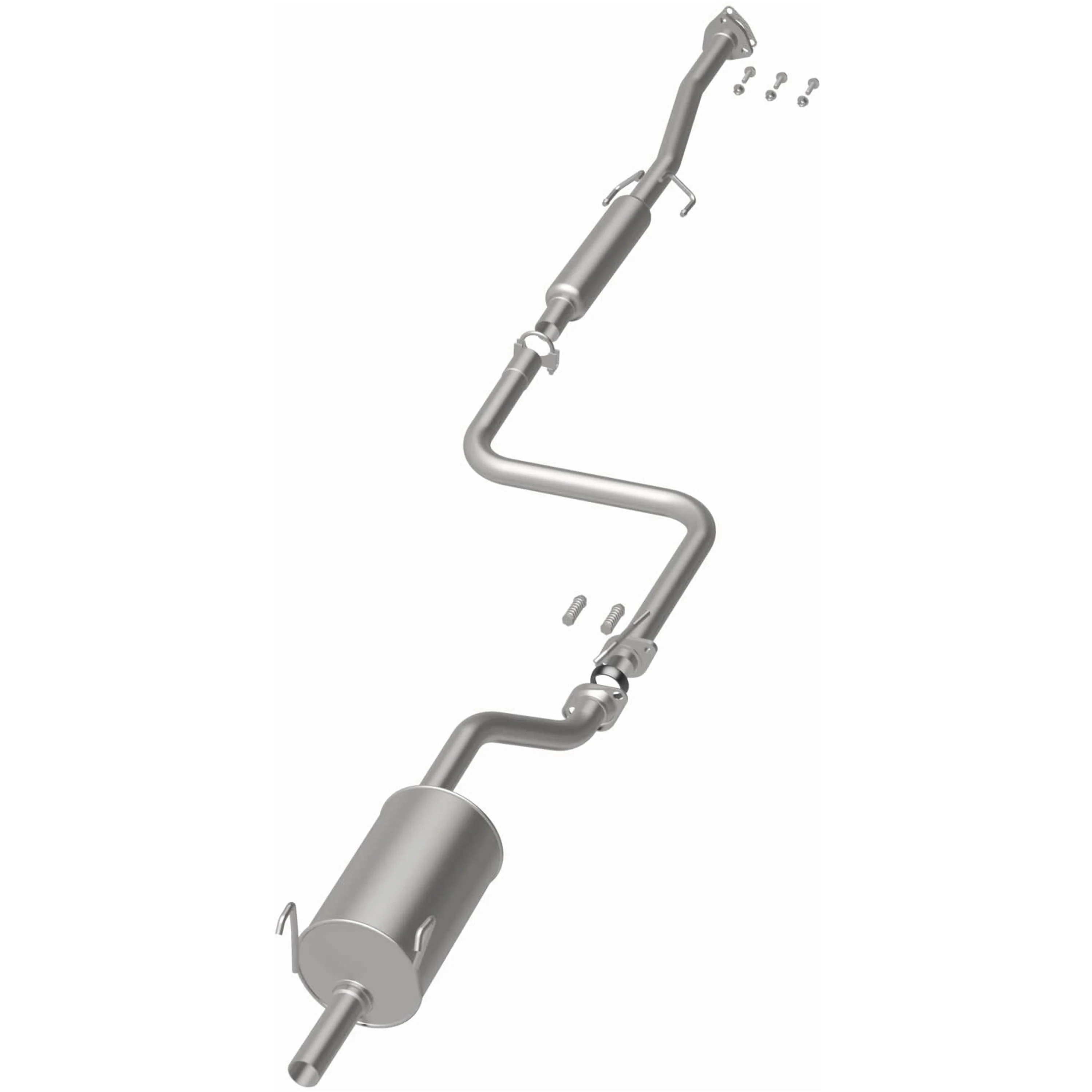 BRExhaust 1993-1995 Honda Civic del Sol 1.5L Direct-Fit Exhaust System Kit 106-0306 - Image 3